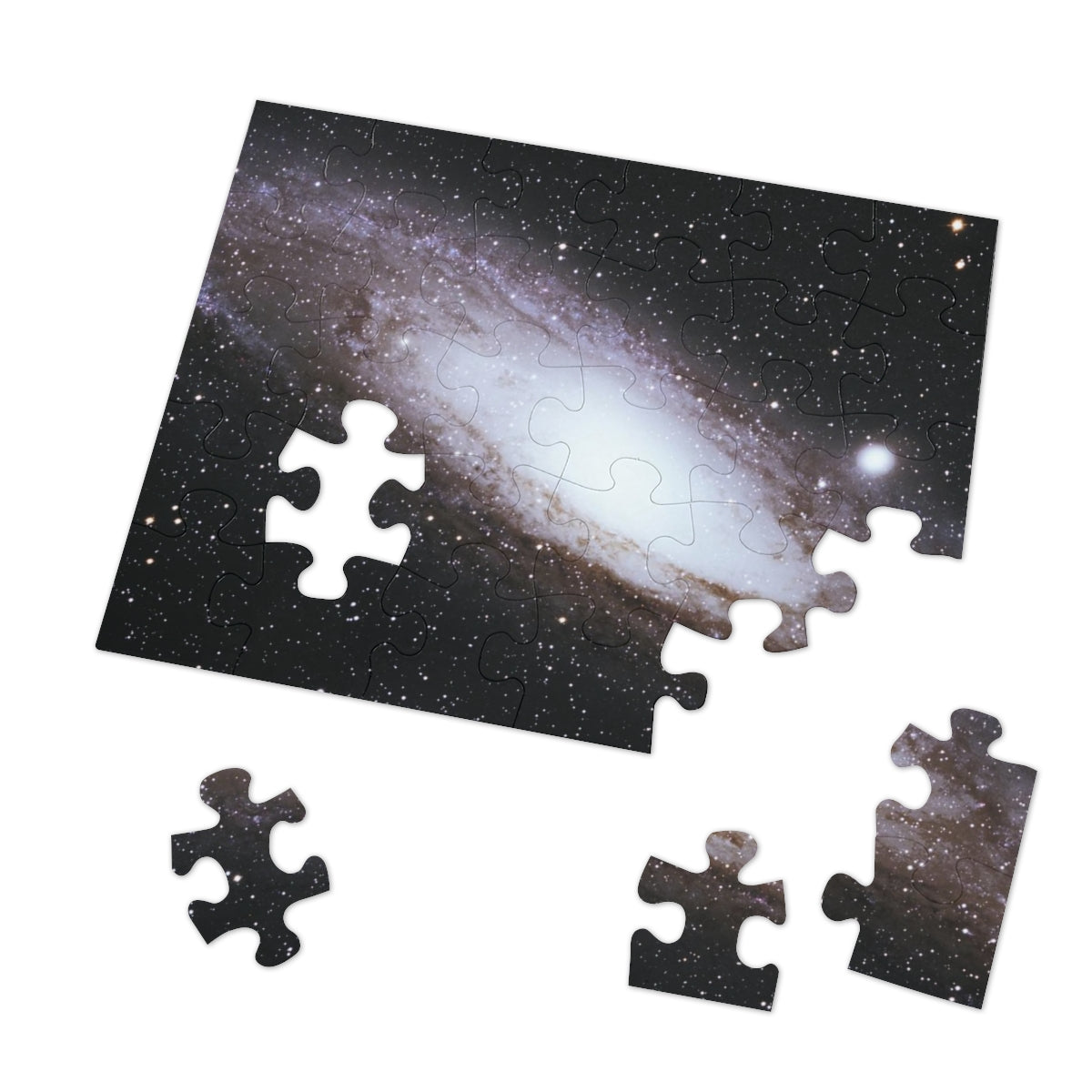 Educational Jigsaw Puzzle: Andromeda Galaxy