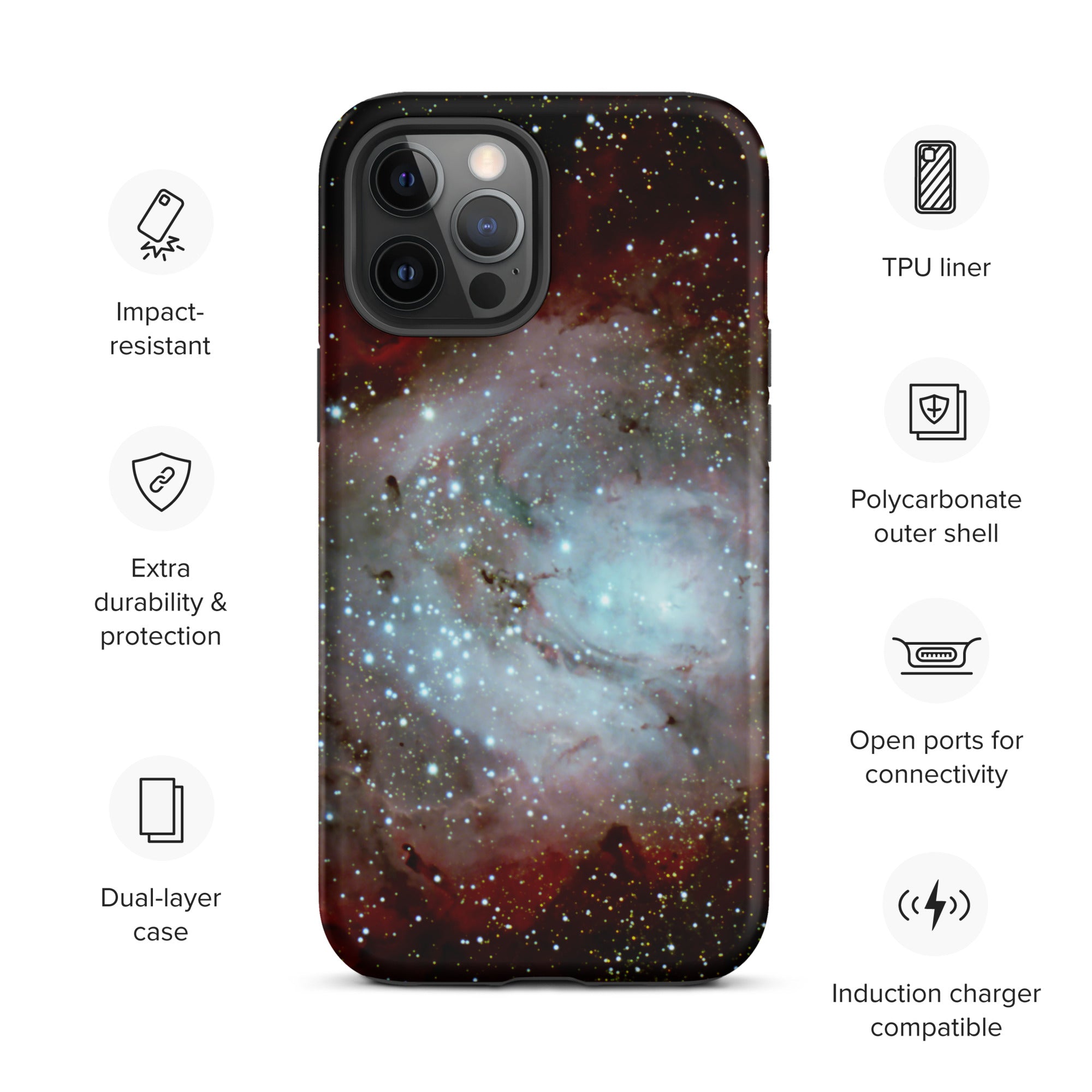 Tough iPhone case: The Lagoon Nebula