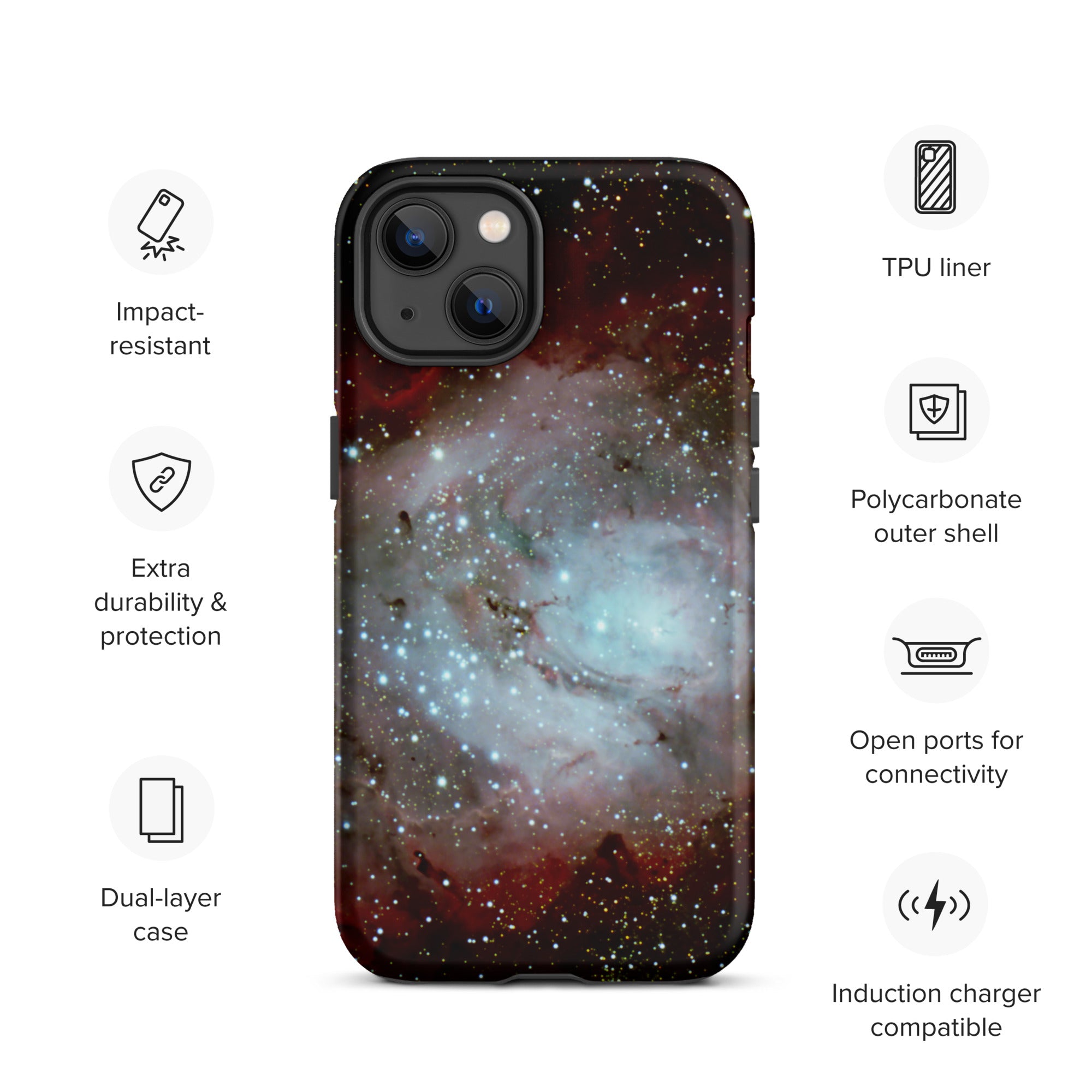 Tough iPhone case: The Lagoon Nebula
