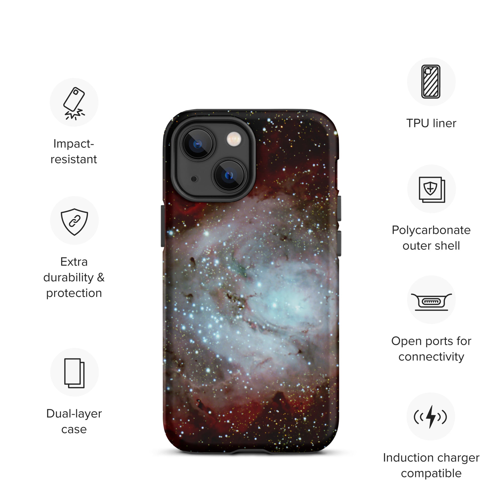 Tough iPhone case: The Lagoon Nebula
