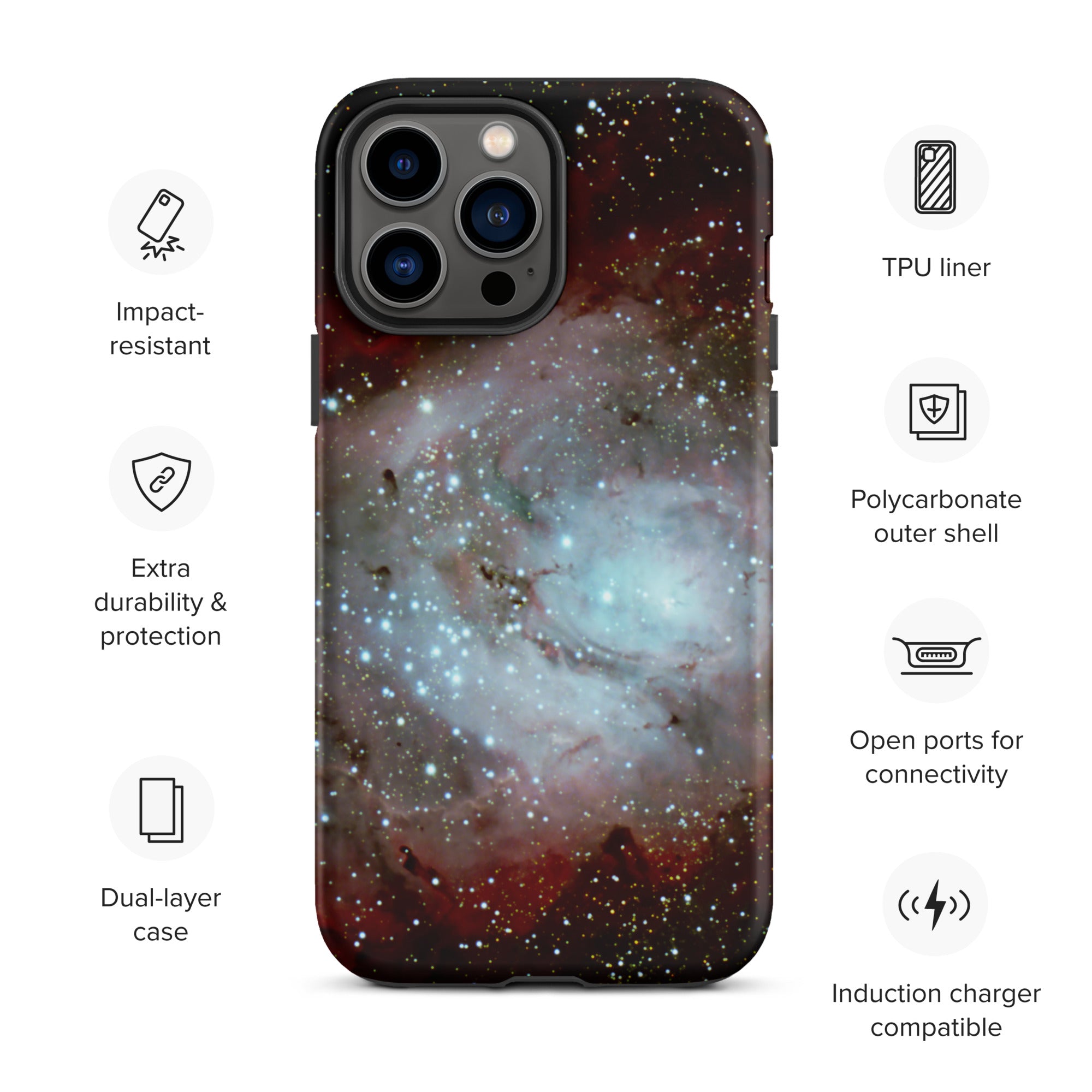 Tough iPhone case: The Lagoon Nebula