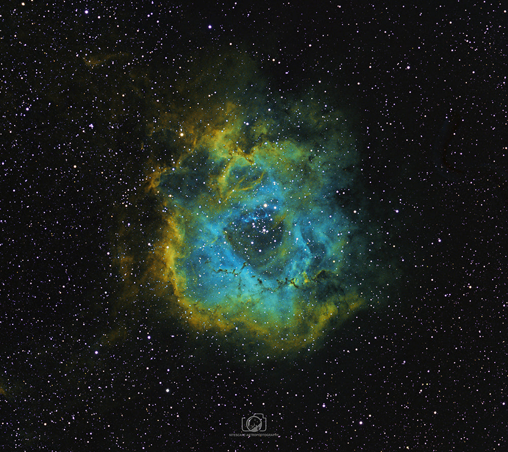 The Beauty of the Rosette Nebula: A Stunning Piece of Astrophotography for Your Home