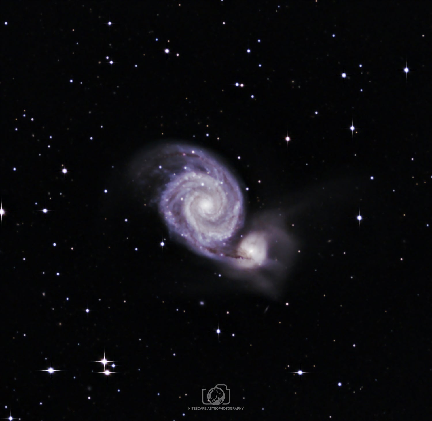 Why should I buy metal print wall art of the Whirlpool Galaxy