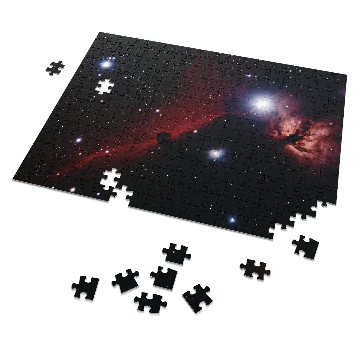 Educational Jigsaw Puzzle:  Horsehead & Flame Nebula
