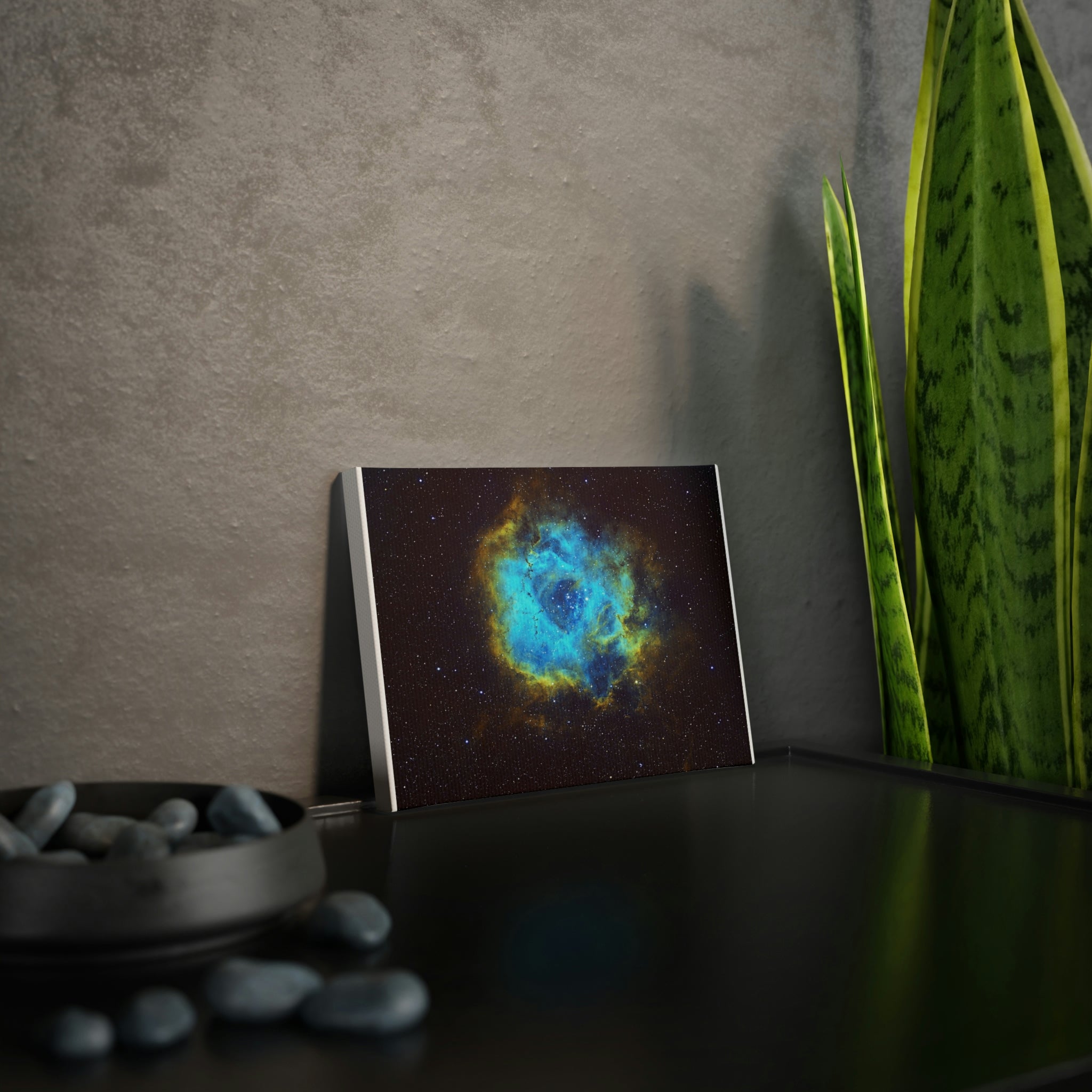 Canvas Photo Tile: Rosette Nebula Hubble Palette