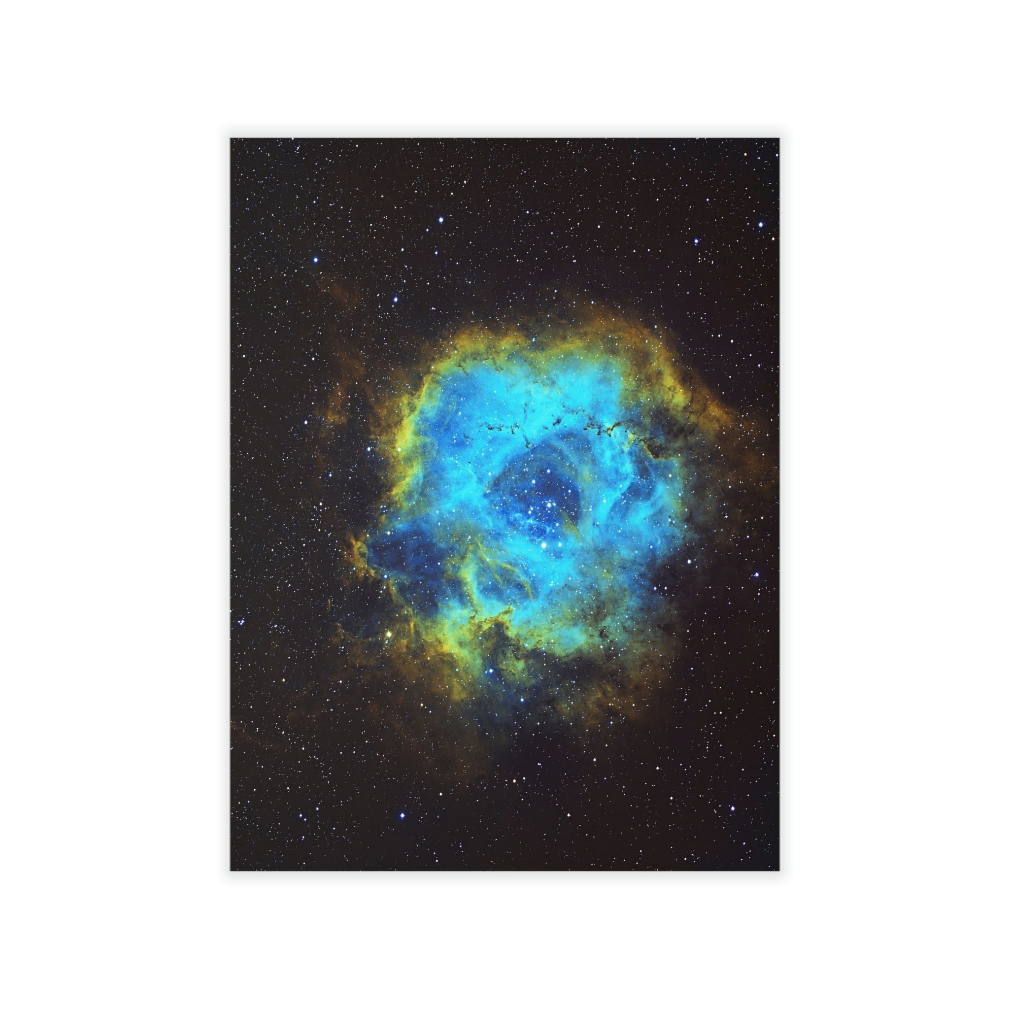 Wall Decals: Rosette Nebula:  Hubble Palette