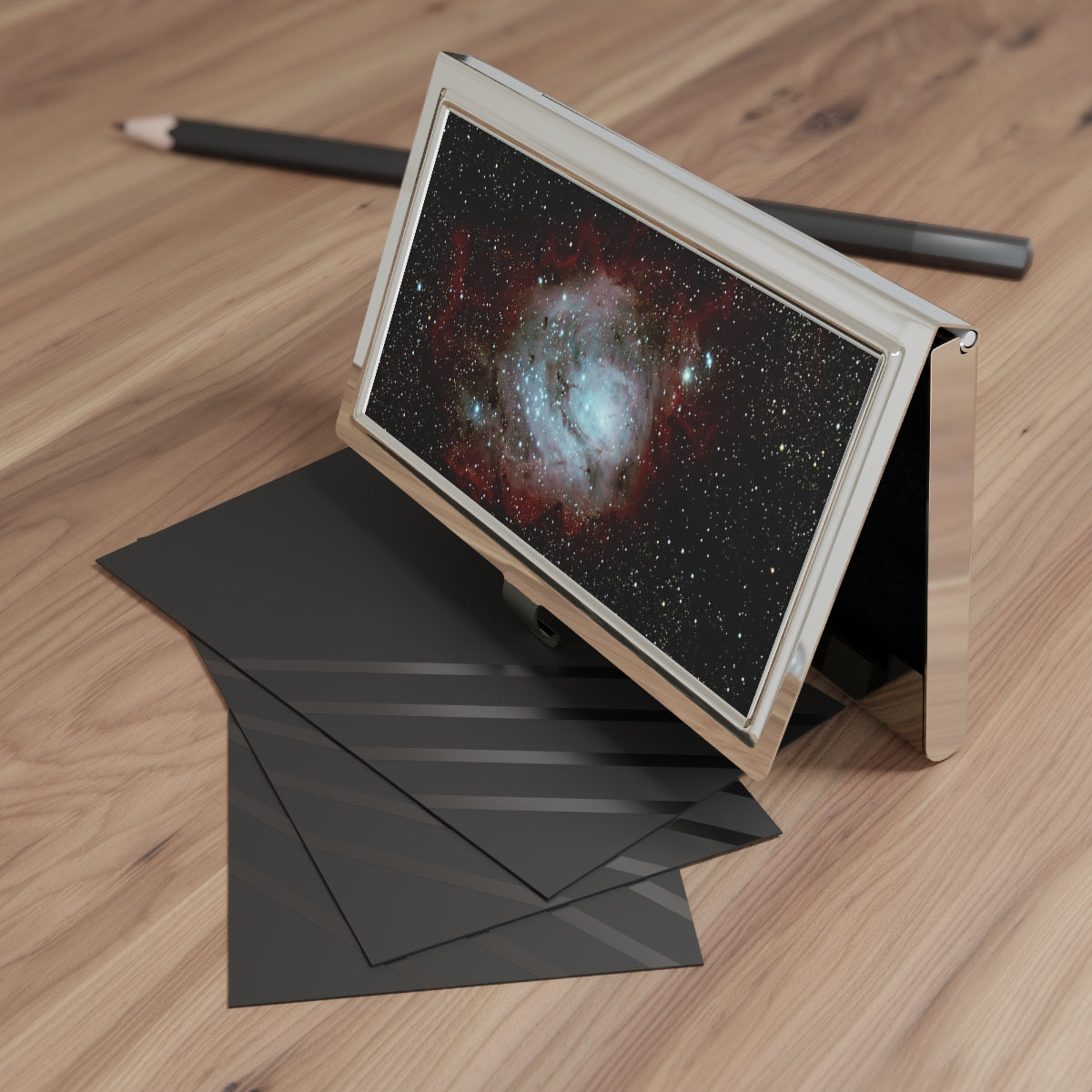 Business Card Holder:  Lagoon Nebula