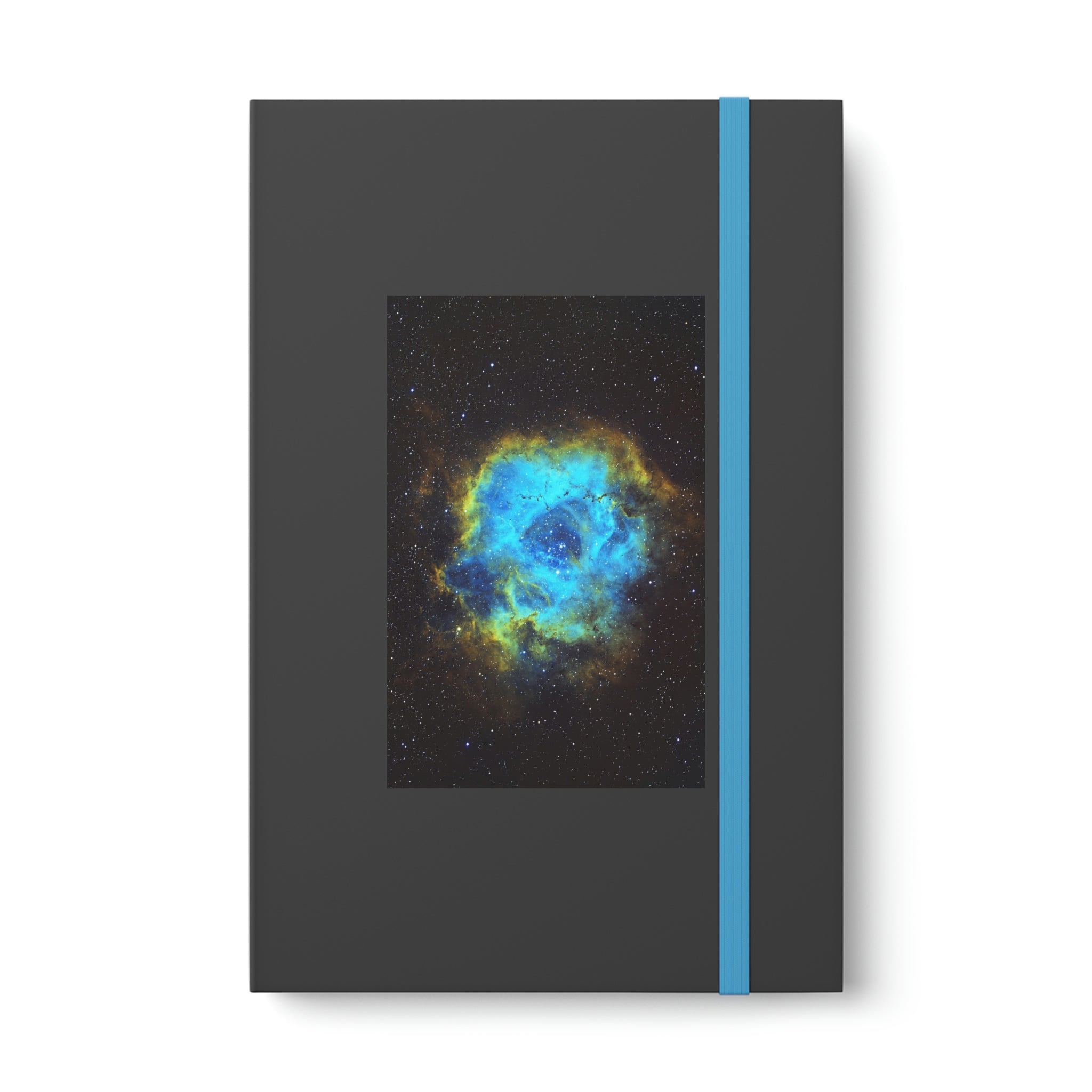 Color Contrast Notebook - Ruled: Rosette Nebula Hubble Palette