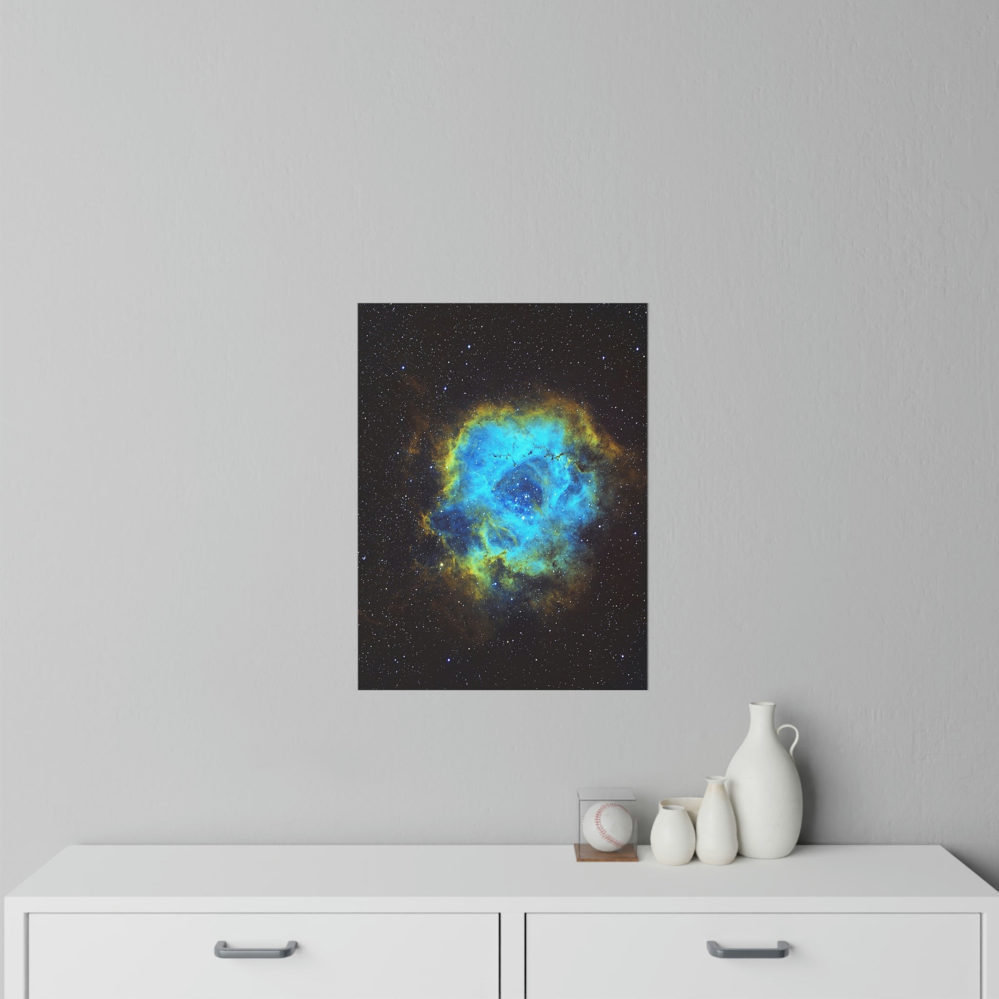 Wall Decals: Rosette Nebula:  Hubble Palette