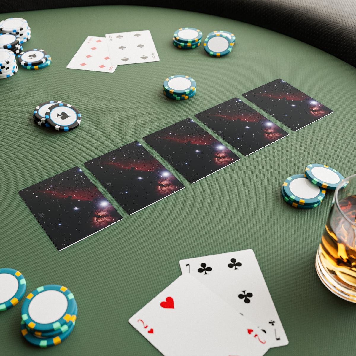 Poker Cards: Horsehead & Flame Nebula
