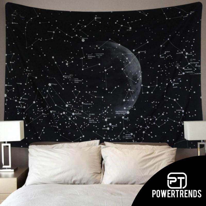 Imagine filling your wall with charts of the universe and adding lights to it. You won't have to after adding this great idea to your den rooms of your children. Great accent piece, conversation starter and educational opportunity.