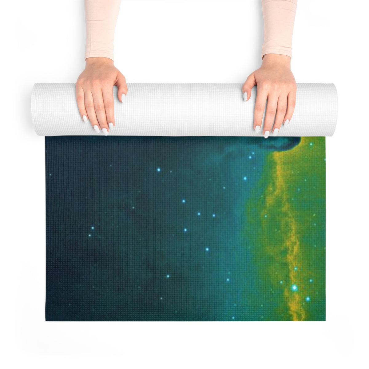 Foam Yoga Mat:  Horsehead & Flame Nebula Hubble Palette