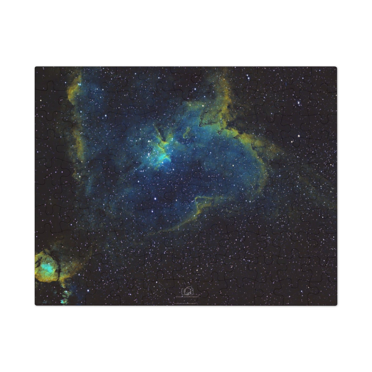 Educational Jigsaw Puzzle:  Heart Nebula Hubble Palette