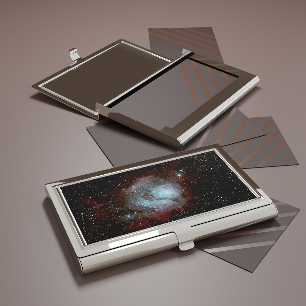 Business Card Holder:  Lagoon Nebula