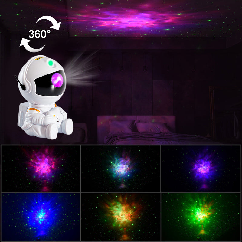  Sky Projection Lamp: An astronaut projector that projects stars and galaxies onto ceilings or walls. This device creates a personal planetarium experience and is an ideal gift for astronomy enthusiasts. The lamp includes LED lamps for clear and bright images, with an adjustable focus for perfect projections. Easily transform any room into a captivating cosmos for relaxation or play.