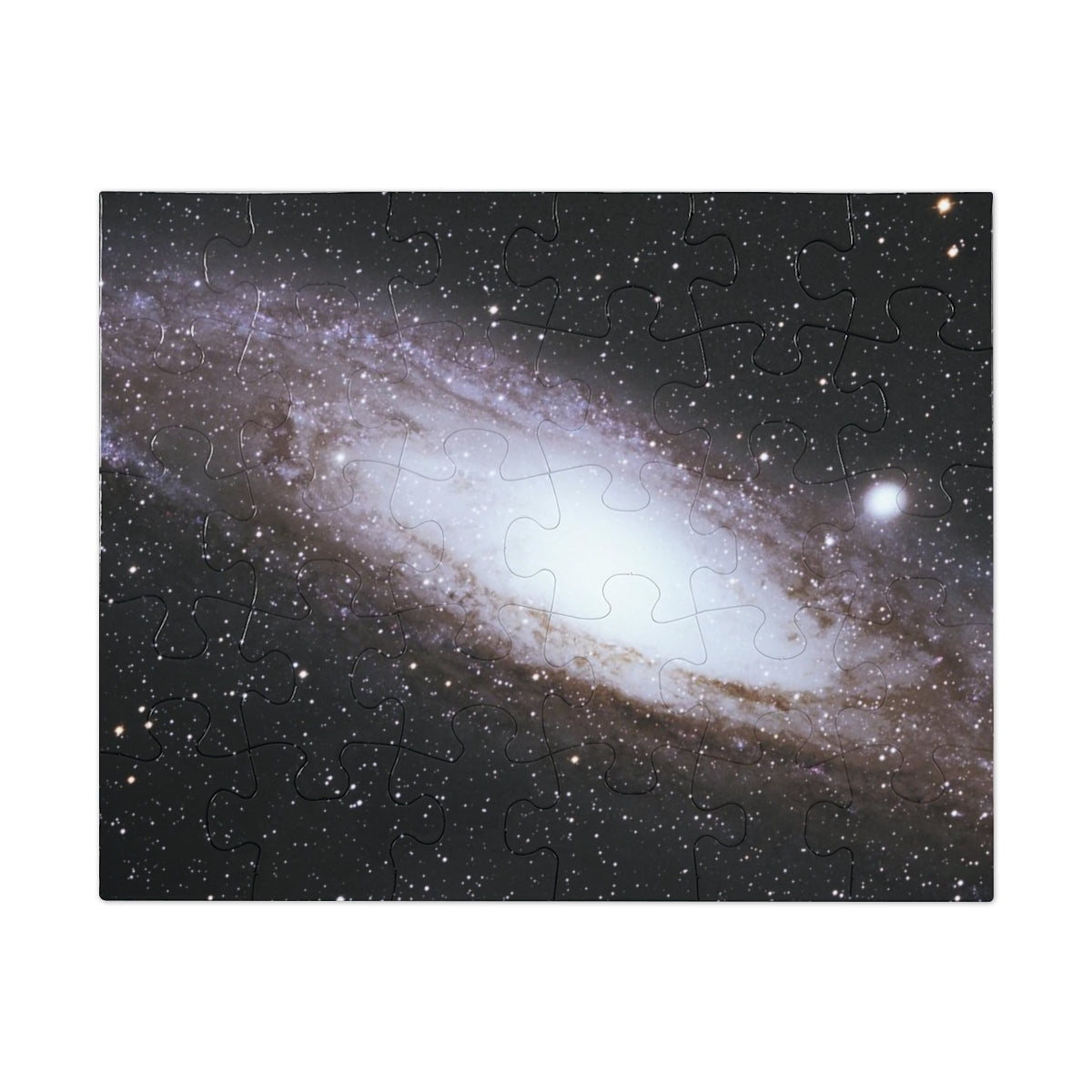 Educational Jigsaw Puzzle:  Andromeda Galaxy