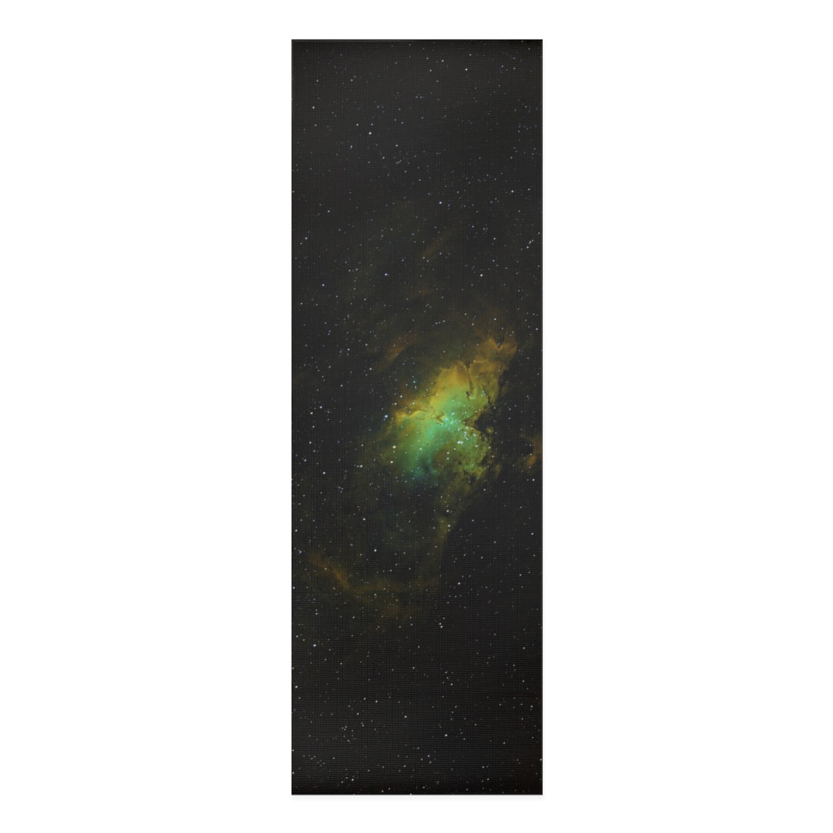 Foam Yoga Mat: Eagle Nebula Hubble Palette