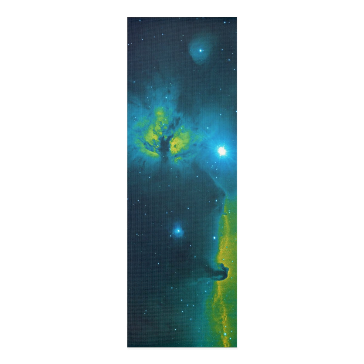 Foam Yoga Mat:  Horsehead & Flame Nebula Hubble Palette