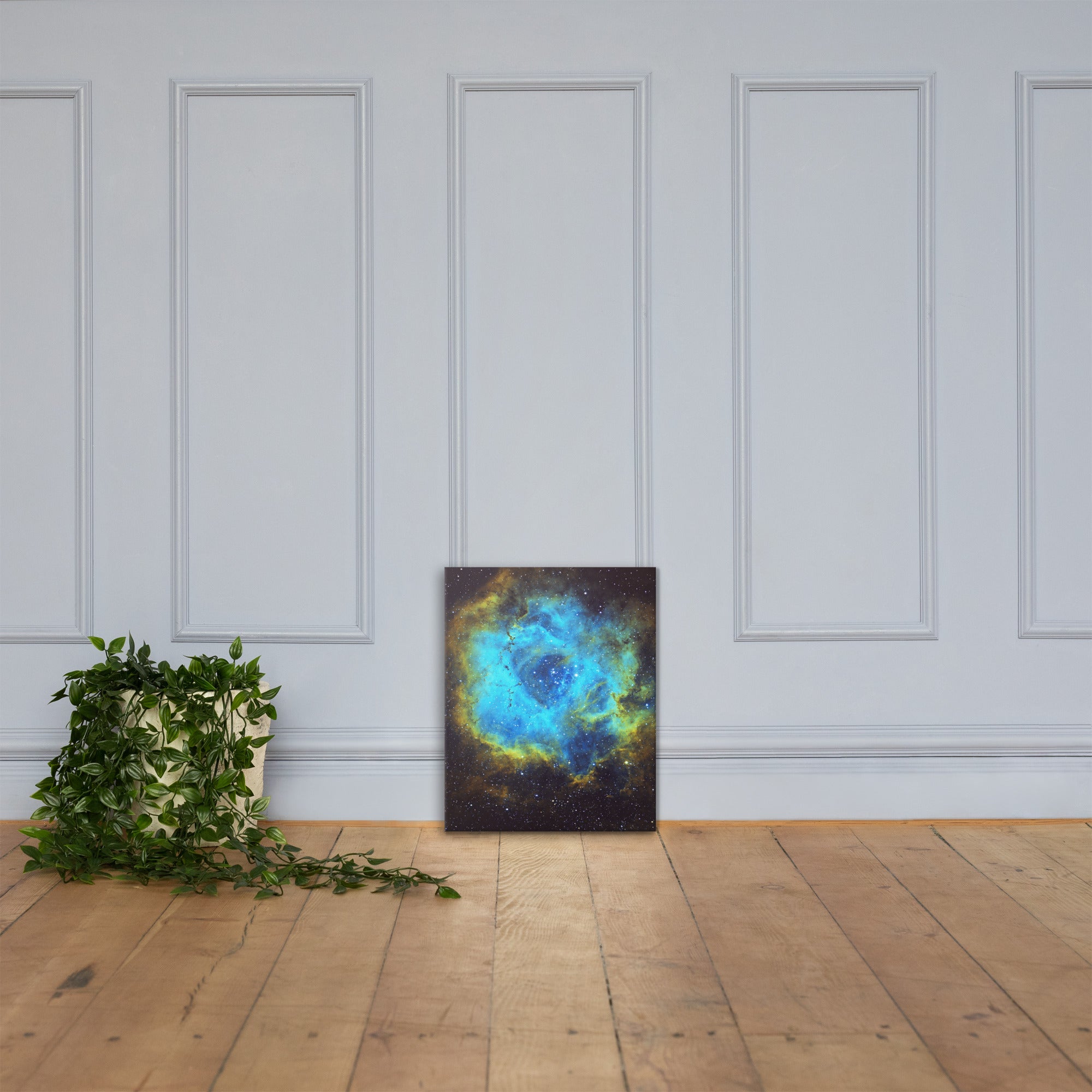 Canvas prints: Rosette Nebula Hubble Palette