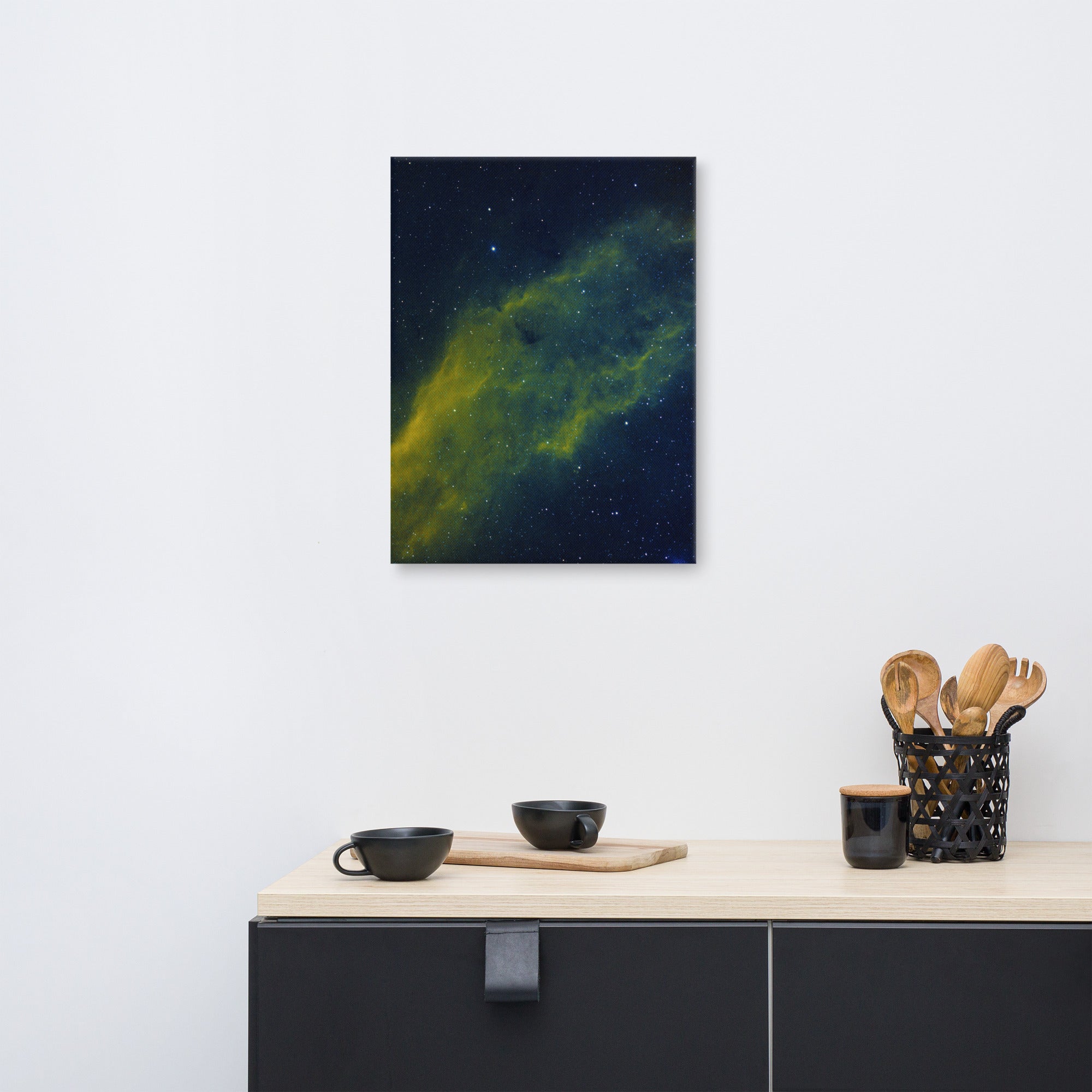 Canvas print:  California Nebula Hubble Palette