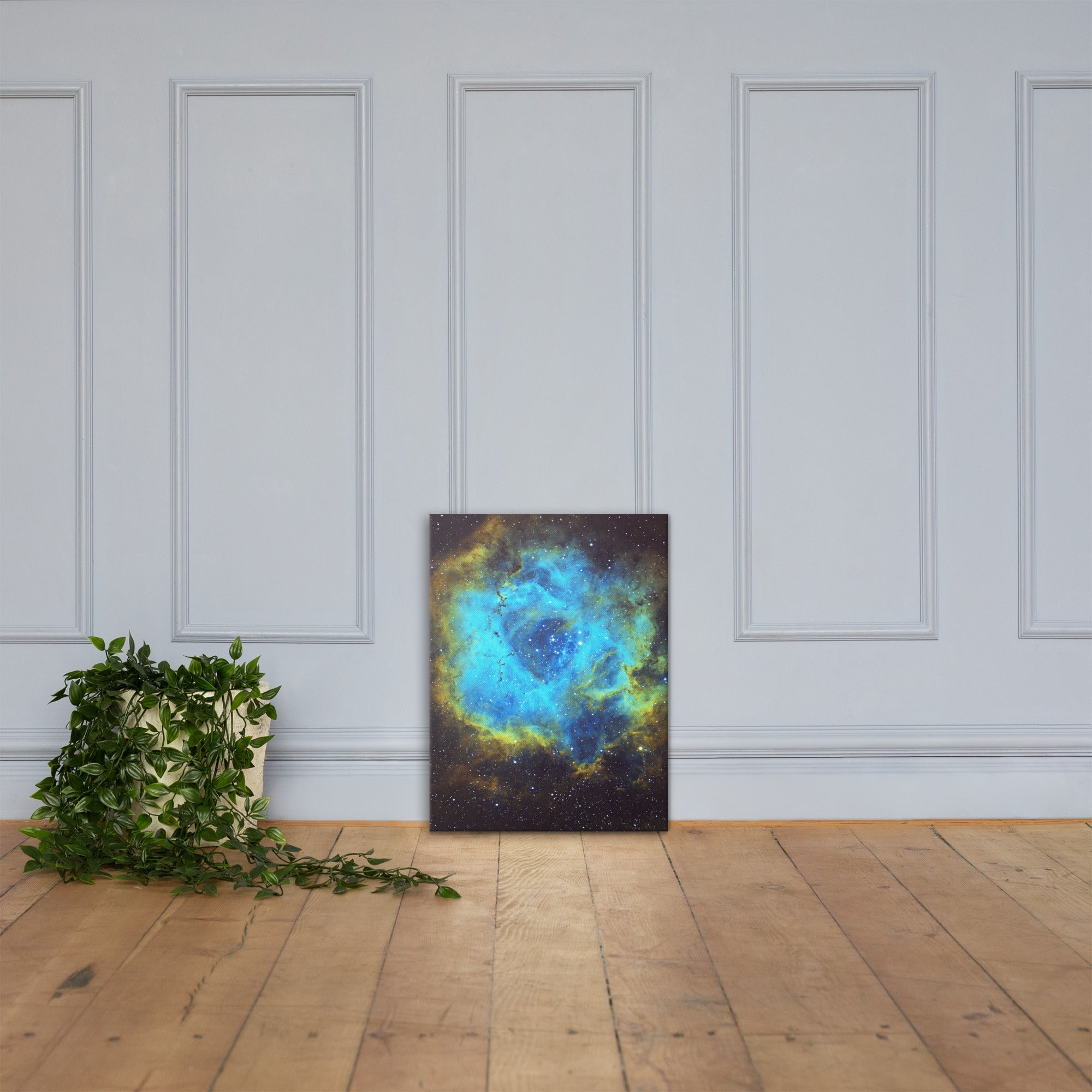 Canvas prints: Rosette Nebula Hubble Palette