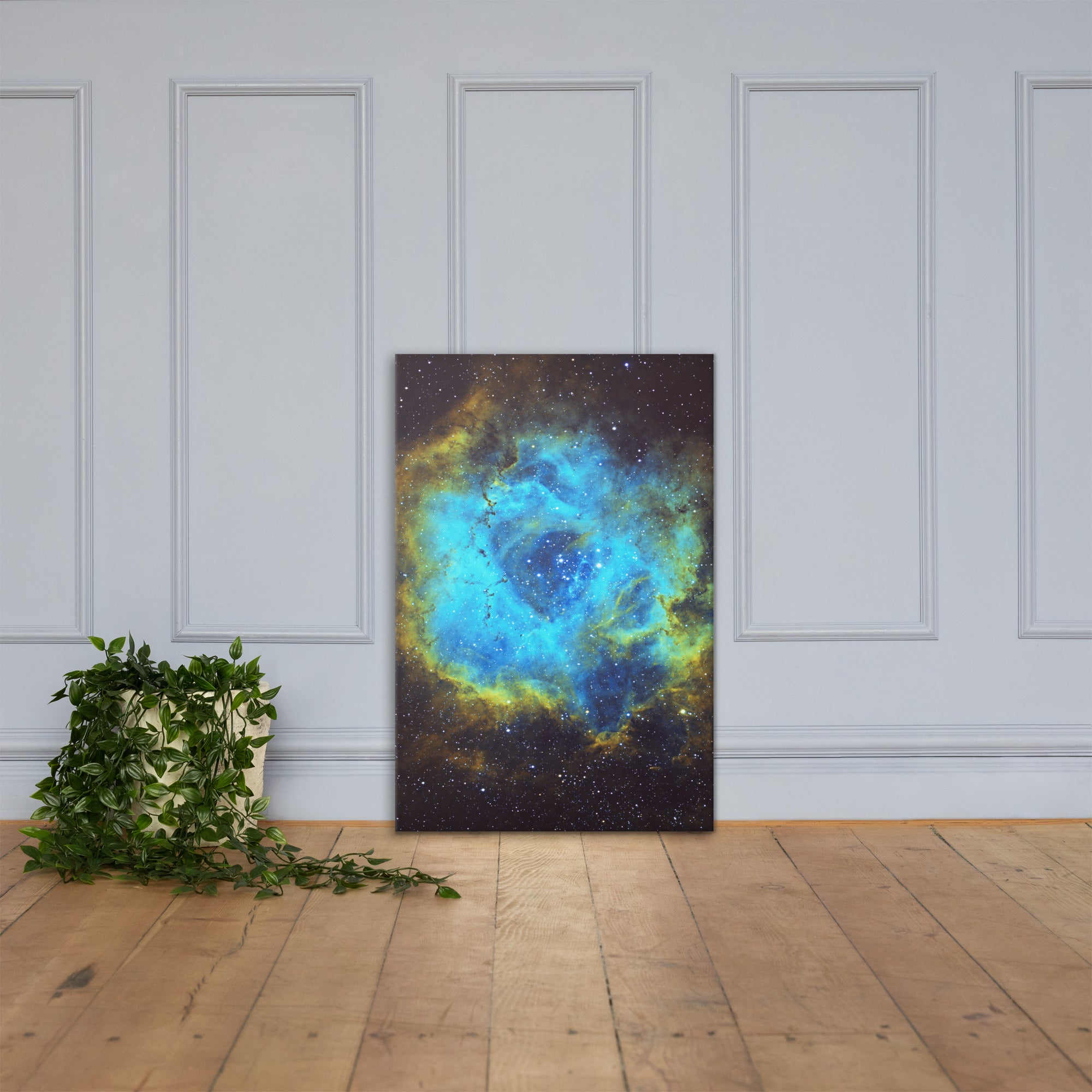 Canvas prints: Rosette Nebula Hubble Palette