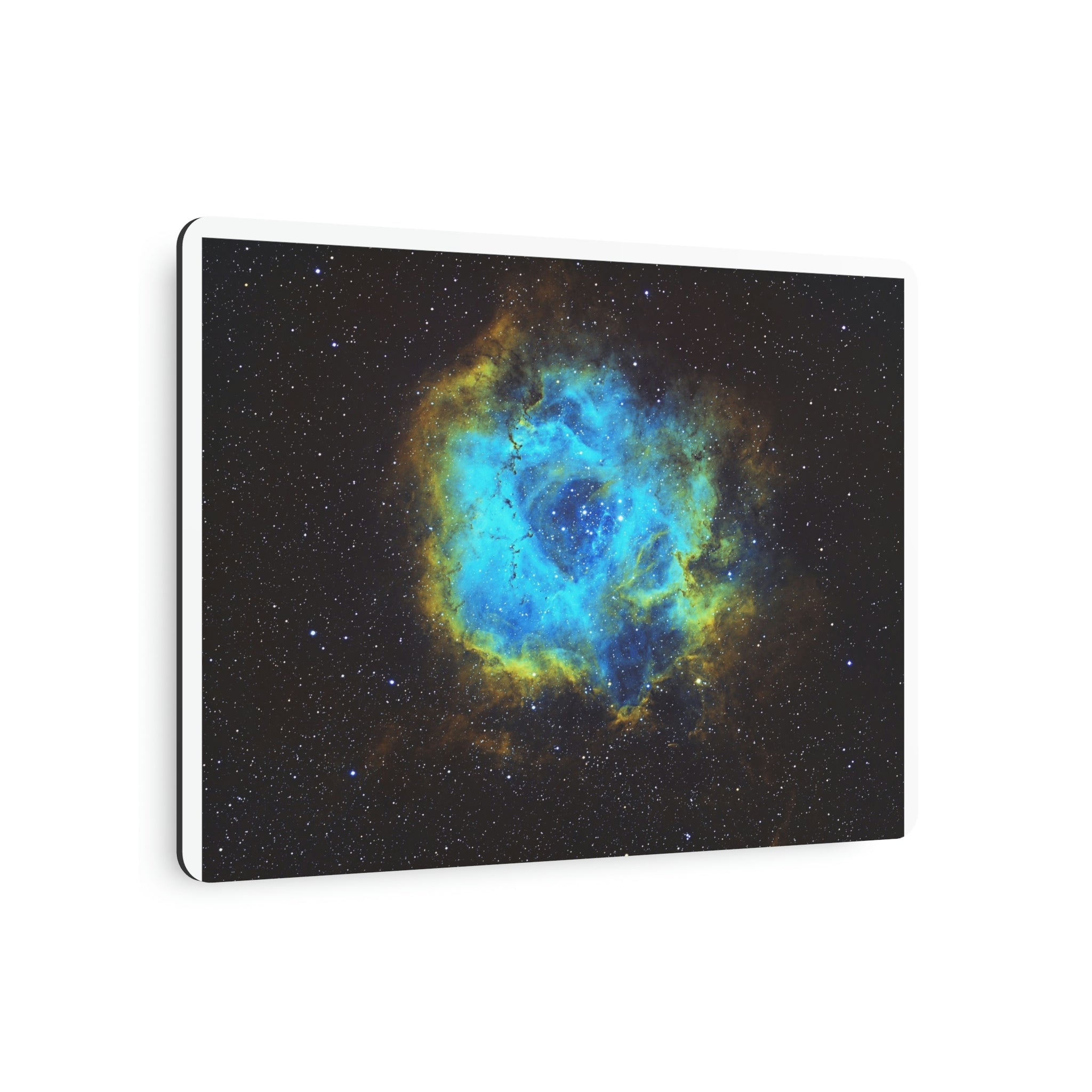 Metal Art Sign:  Rosette Nebula Hubble Palette