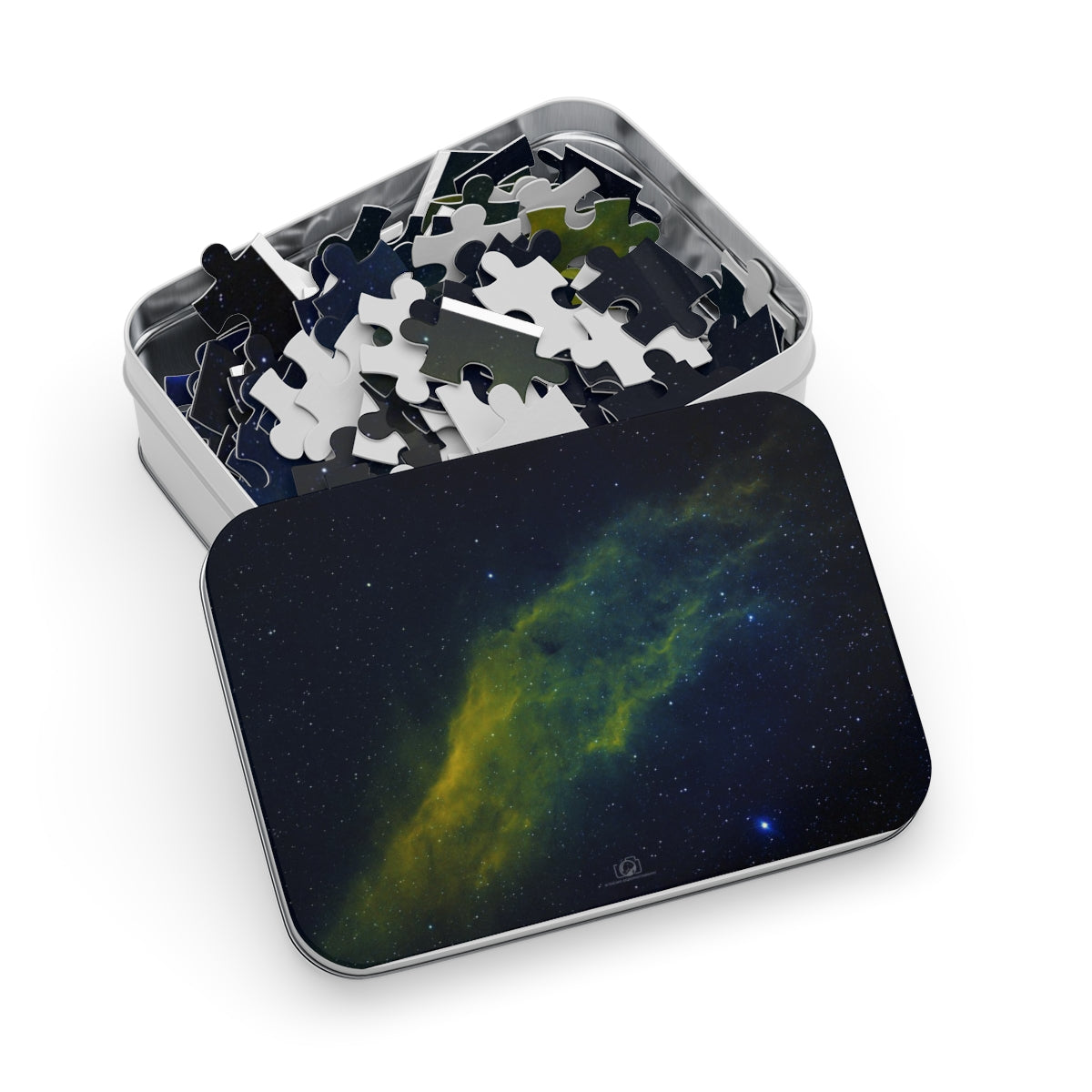 Educational Jigsaw Puzzle:  California Nebula Hubble Palette