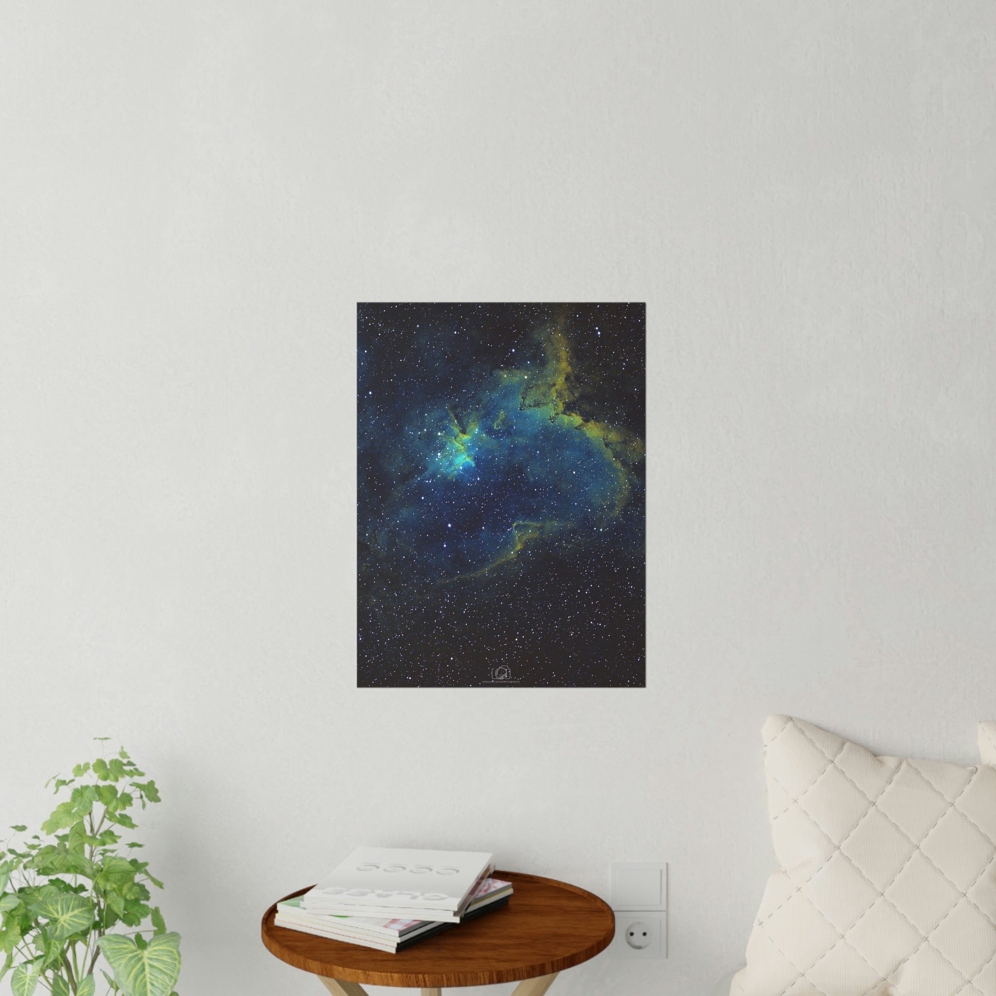 Wall Decals: Heart Nebula:  Hubble Palette