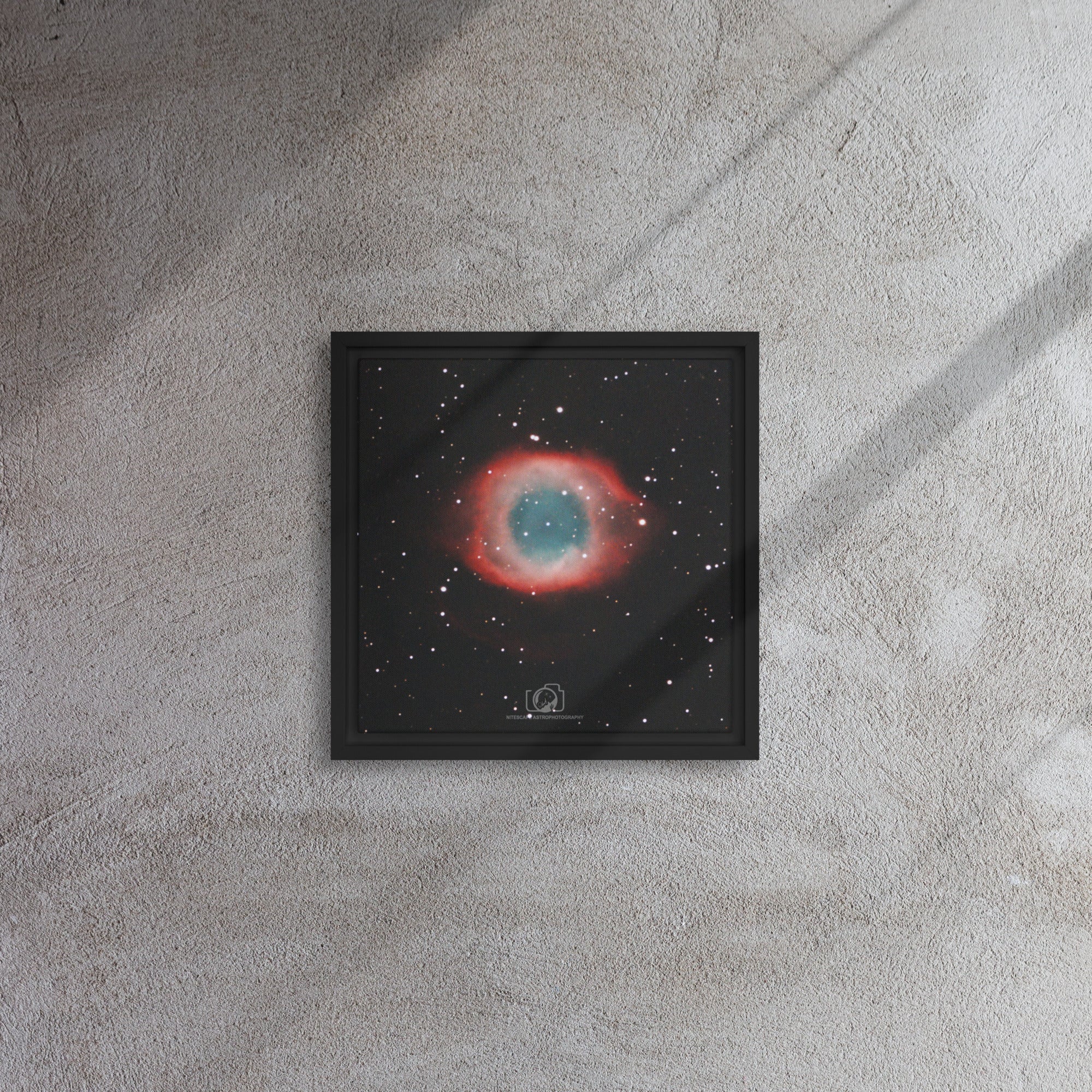 Framed canvas Print:  Helix (Eye of God) Nebula