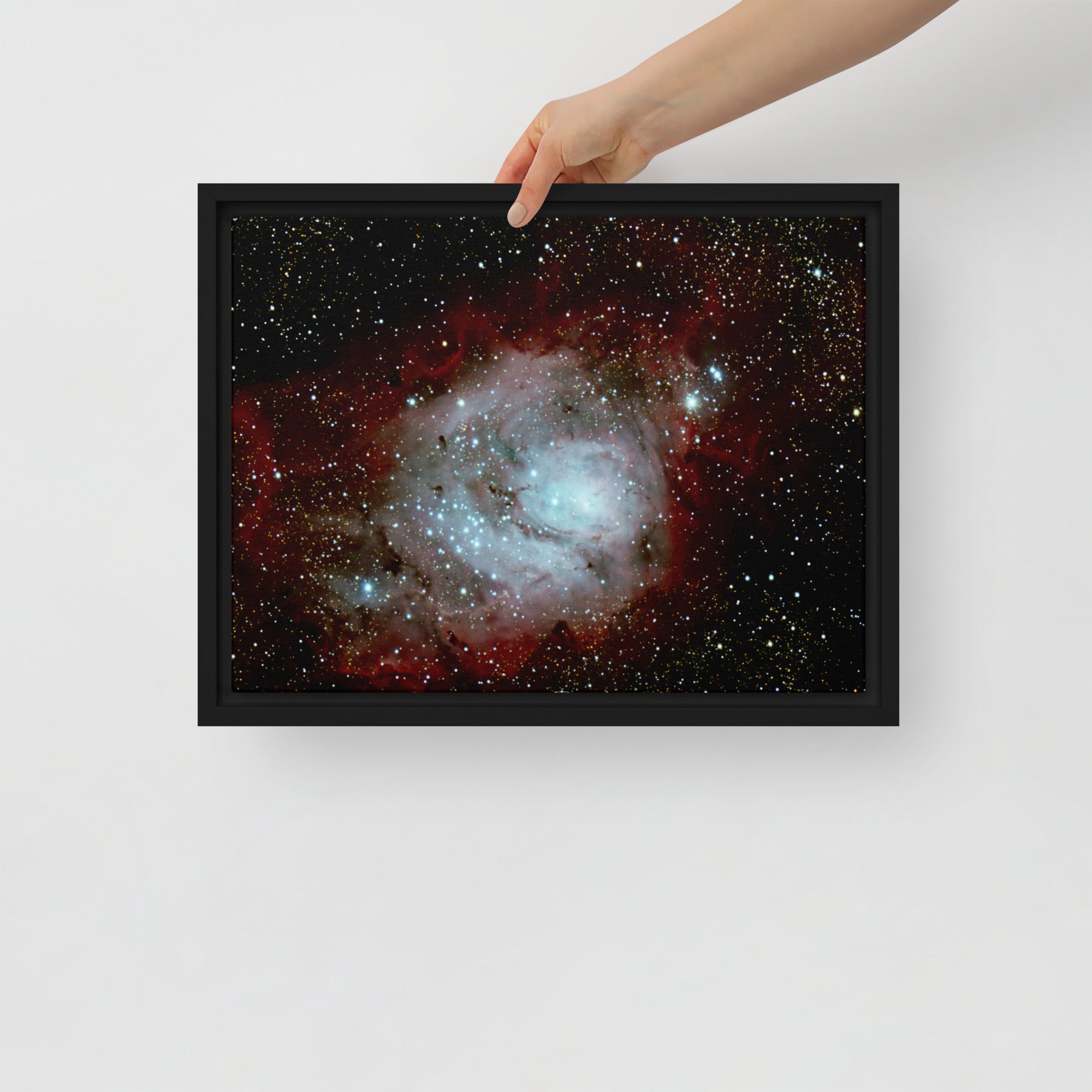 Framed canvas prints: Lagoon Nebula
