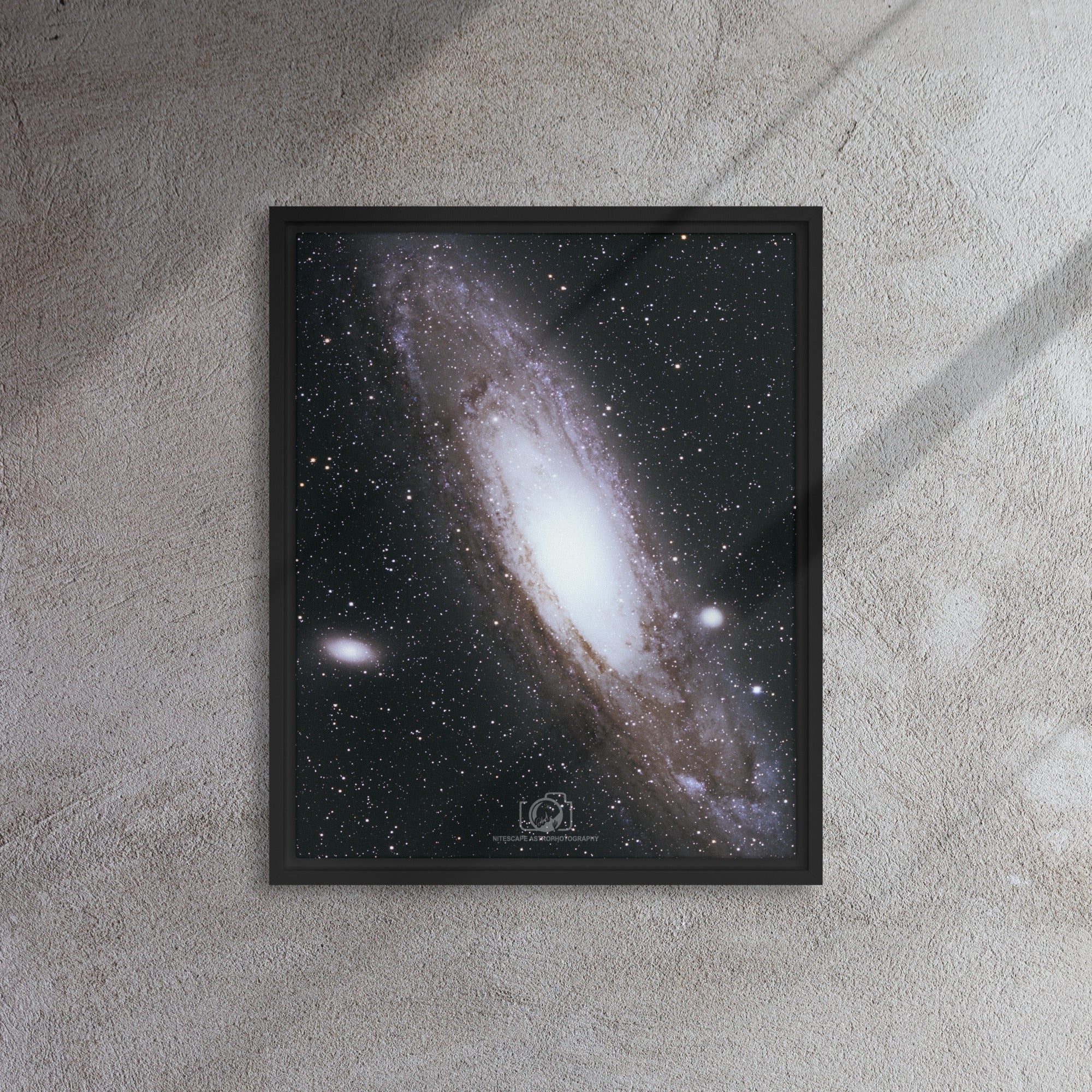 Framed canvas print:  Andromeda Galaxy