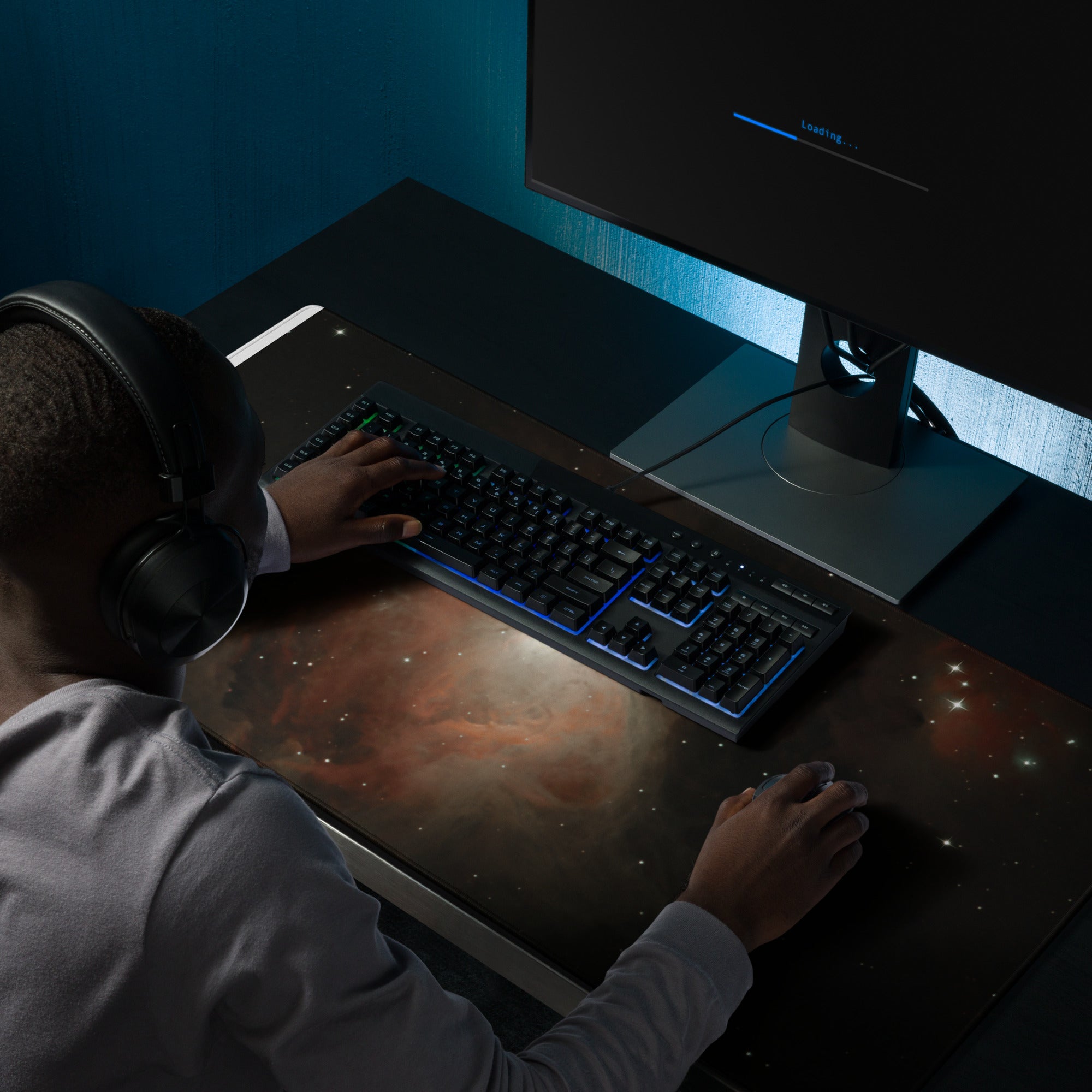Gaming mouse pad:  The Great Orion Nebula