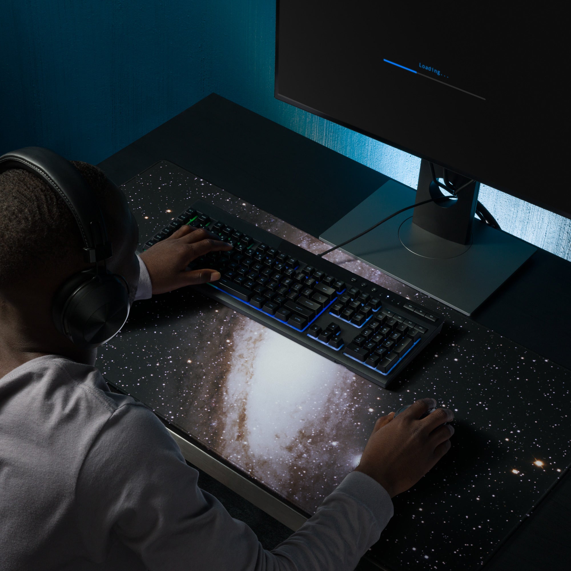 Gaming mouse pad: Andromeda Galaxy