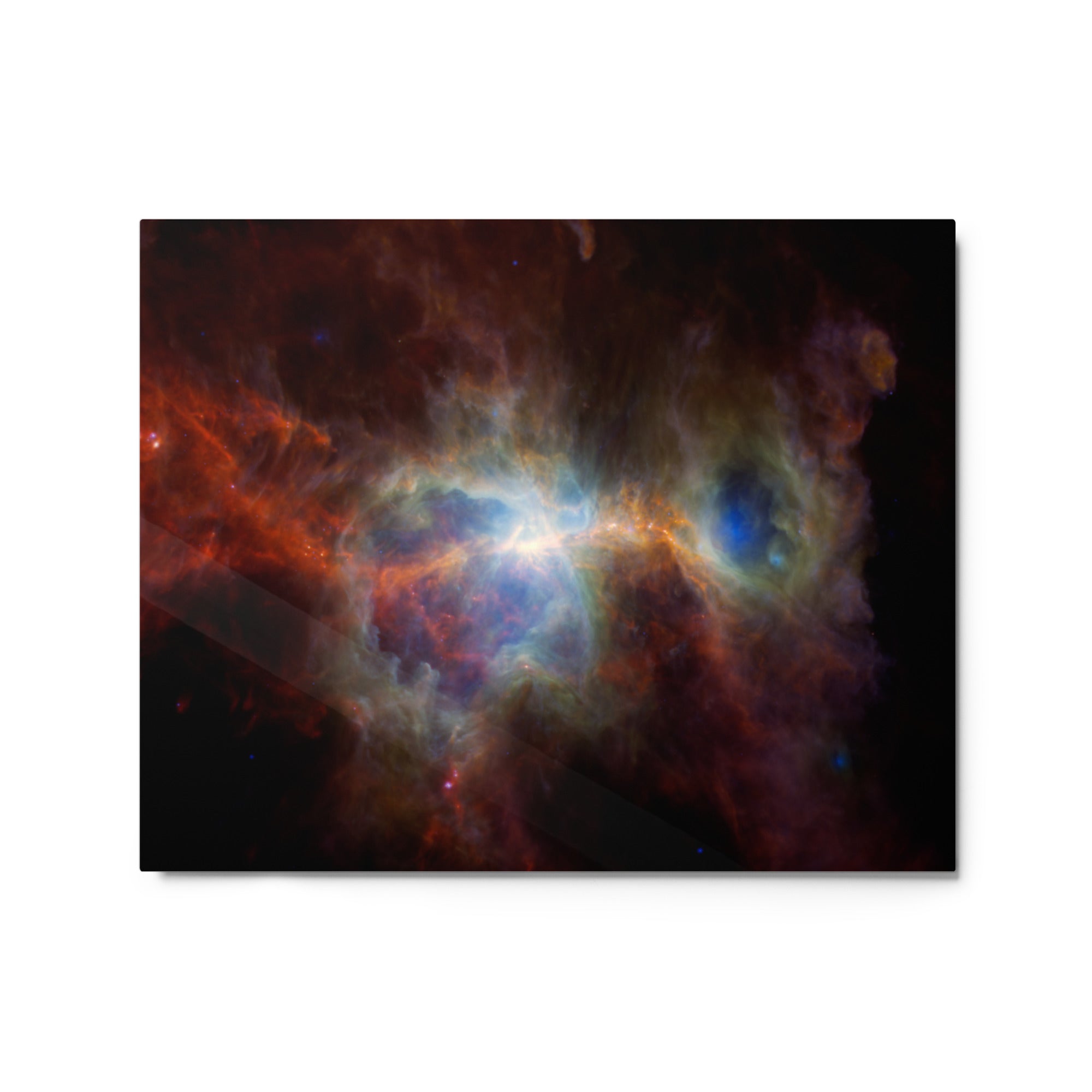 Metal Print: High-Quality Orion Nebula in Infrared  - Expertly Crafted