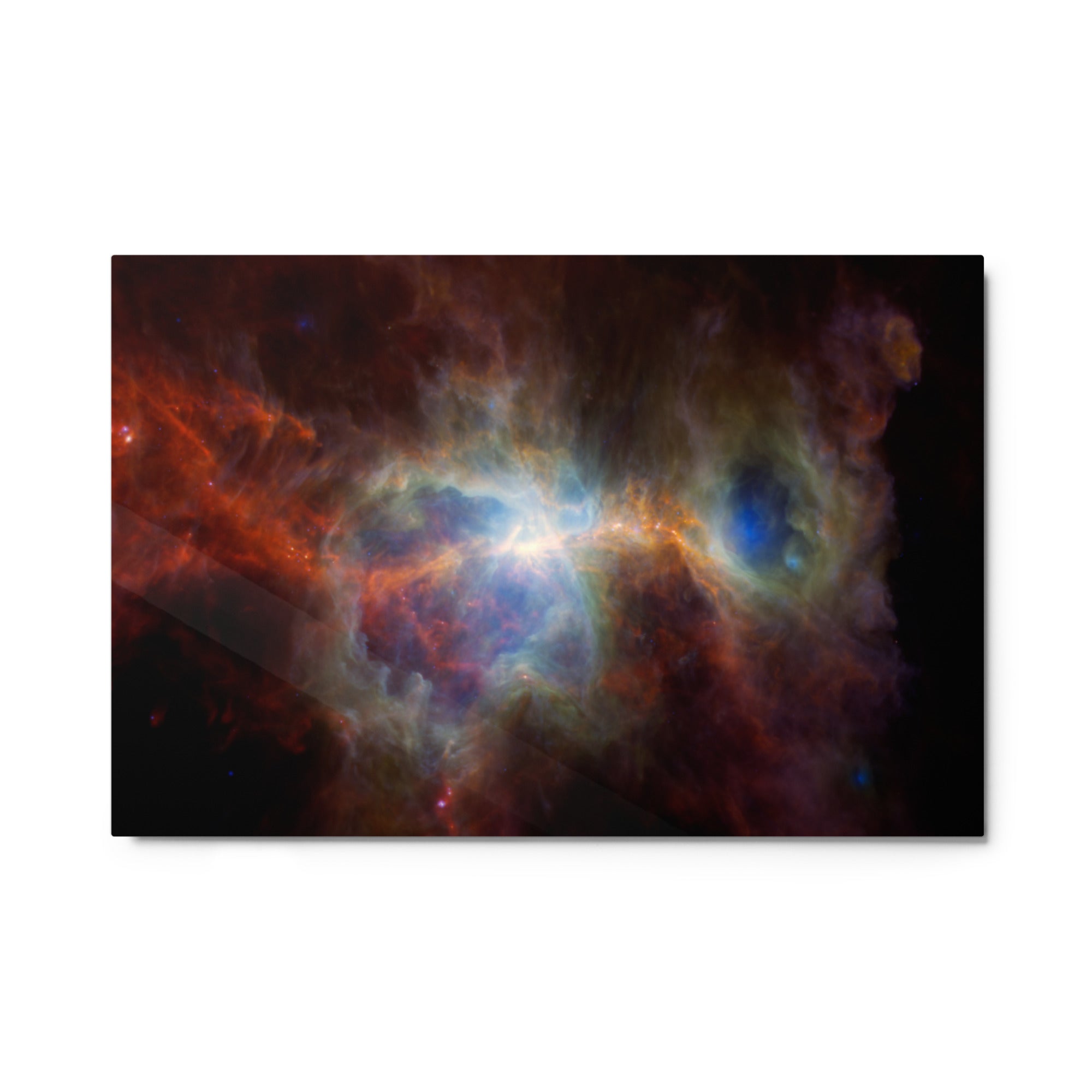 Metal Print: High-Quality Orion Nebula in Infrared  - Expertly Crafted