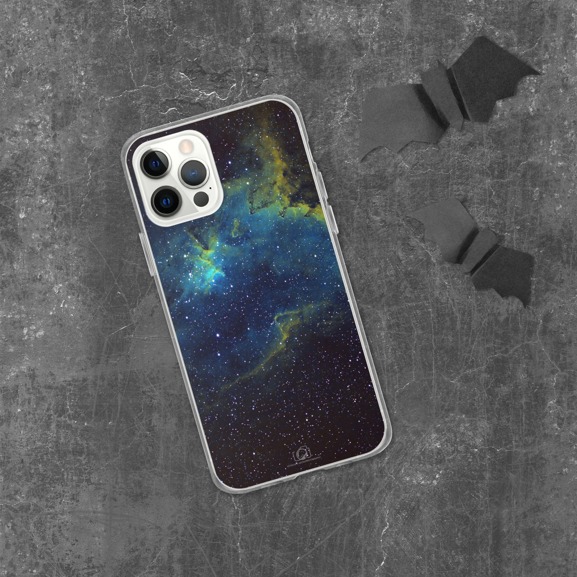 iPhone 14 Case:  Heart Nebula Hubble Palette