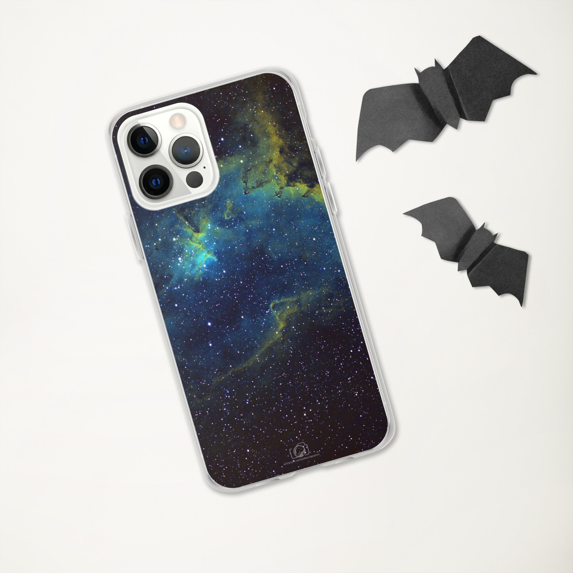 iPhone 14 Case:  Heart Nebula Hubble Palette