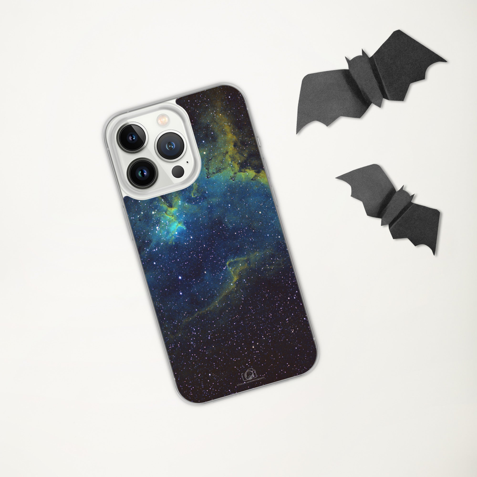 iPhone 14 Case:  Heart Nebula Hubble Palette