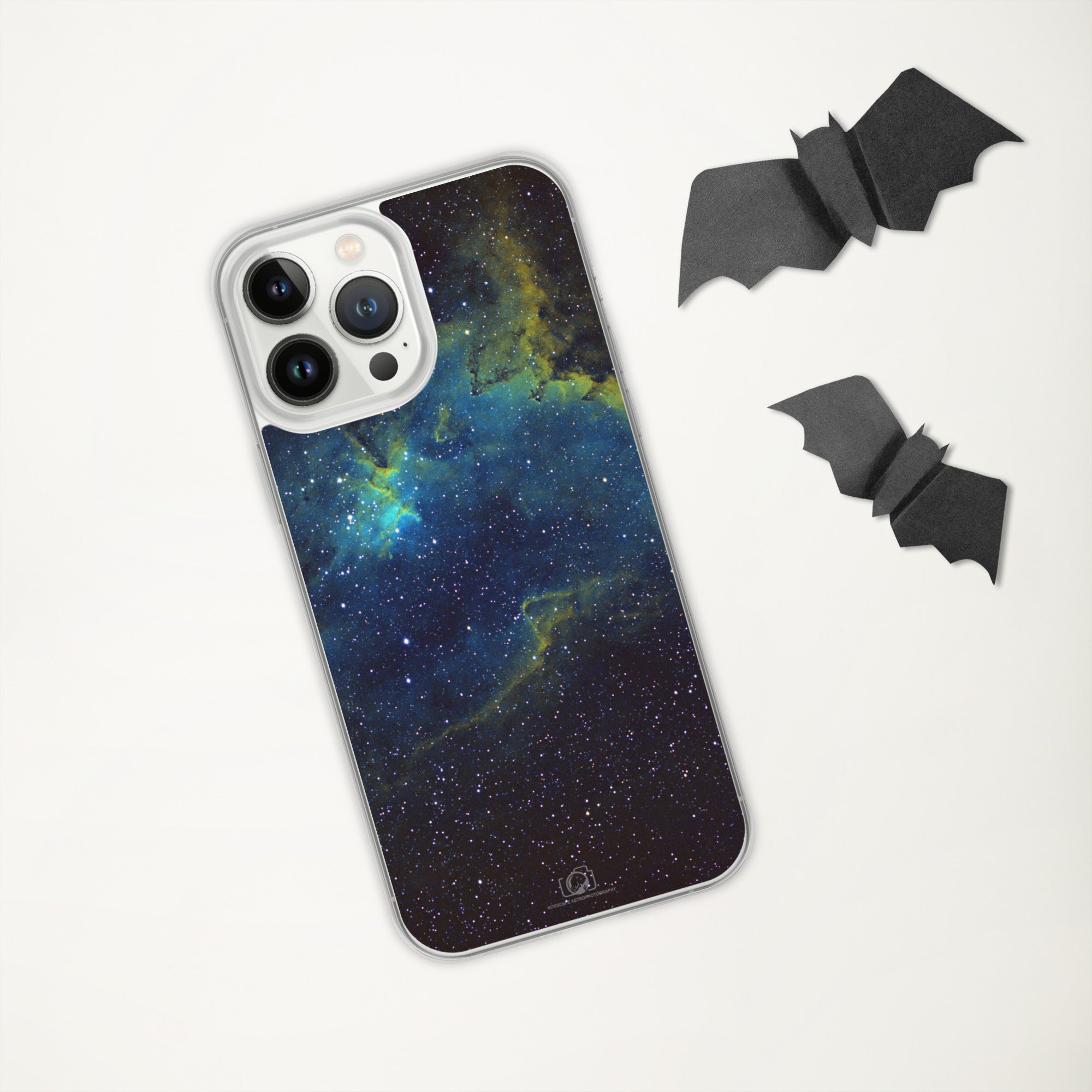 iPhone 14 Case:  Heart Nebula Hubble Palette