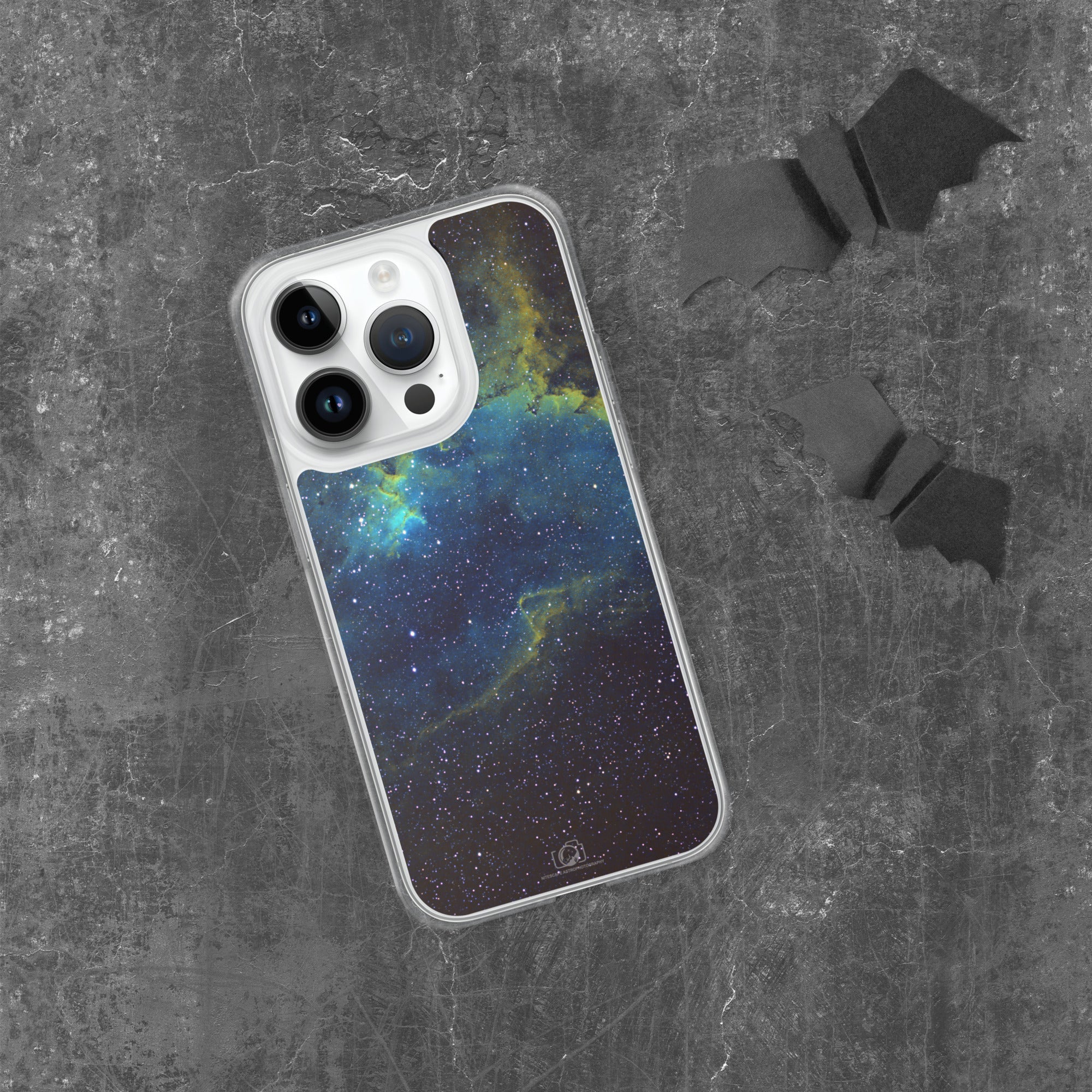 iPhone 14 Case:  Heart Nebula Hubble Palette