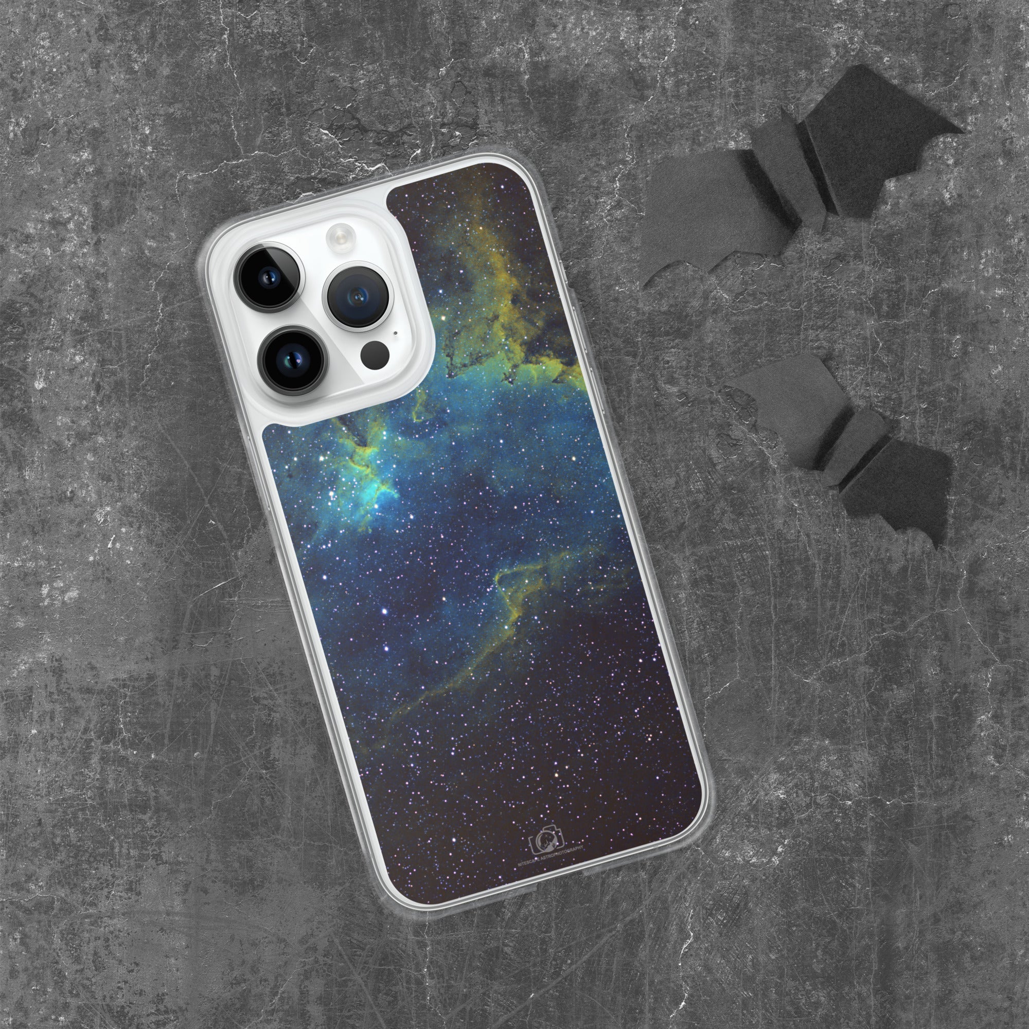 iPhone 14 Case:  Heart Nebula Hubble Palette