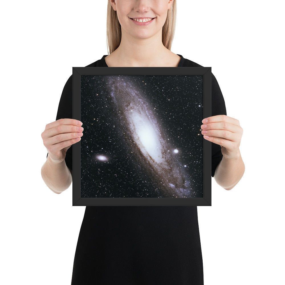 Framed photo paper poster: Andromeda Galaxy