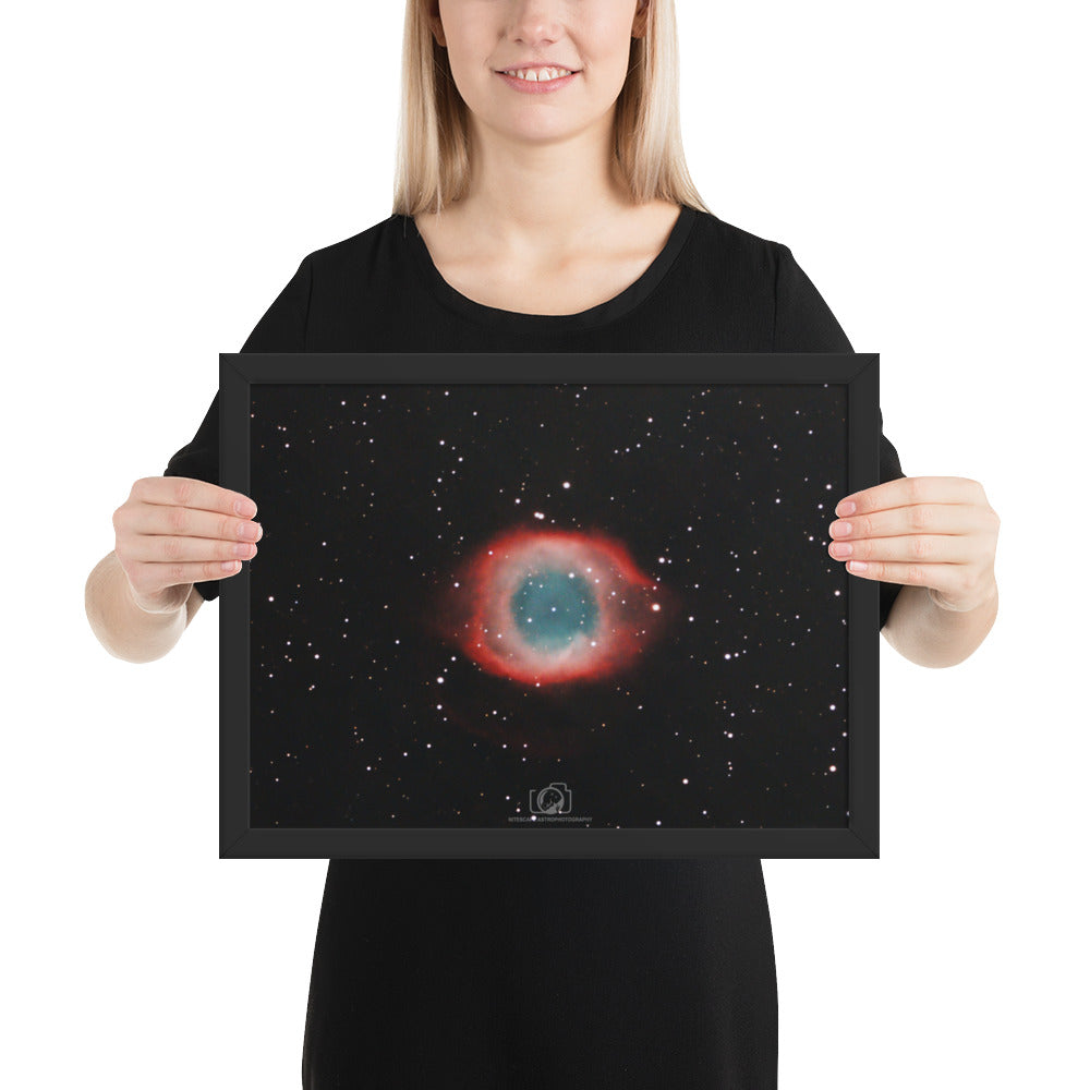 Framed photo paper poster:  Helix (Eye of God) Nebula
