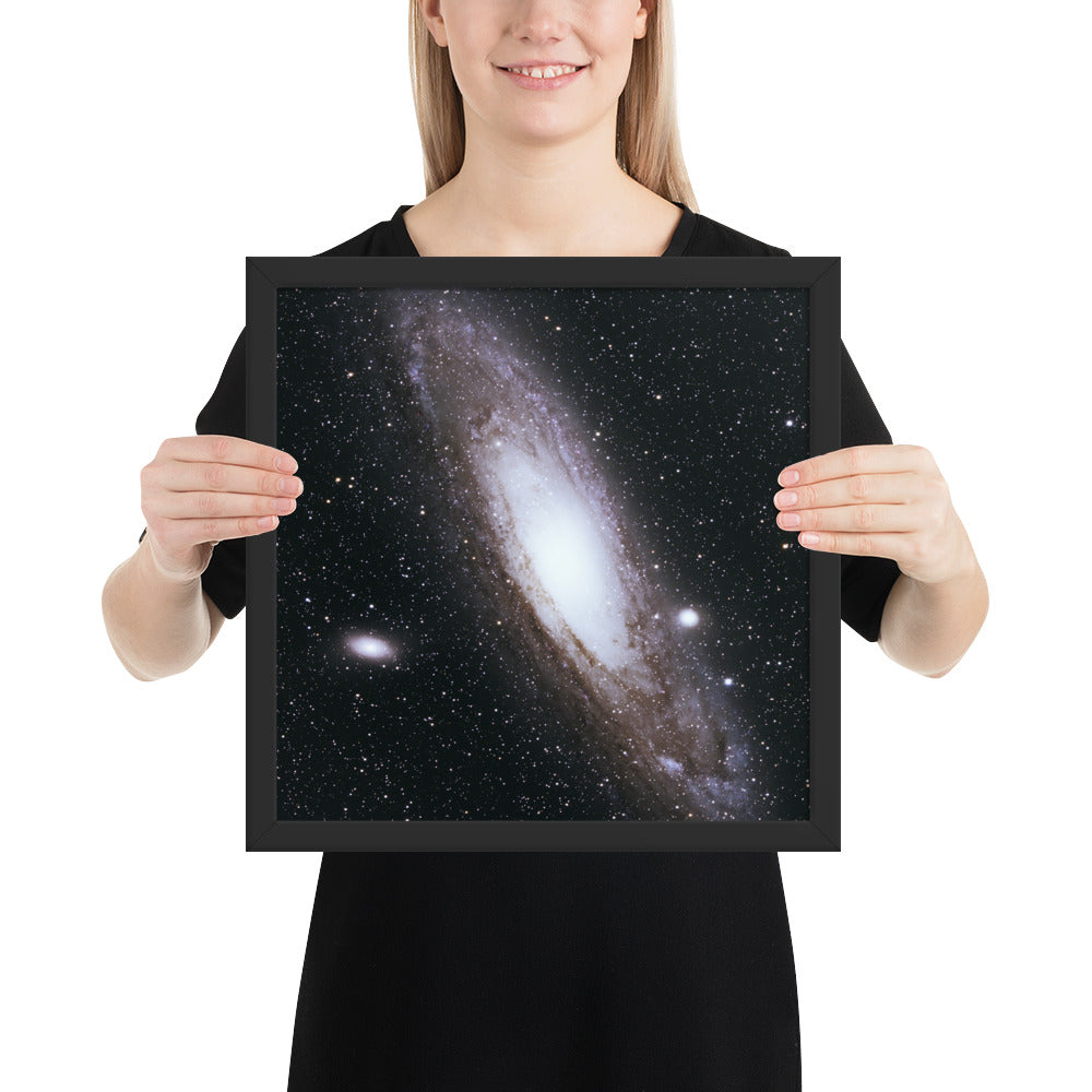 Framed photo paper poster: Andromeda Galaxy