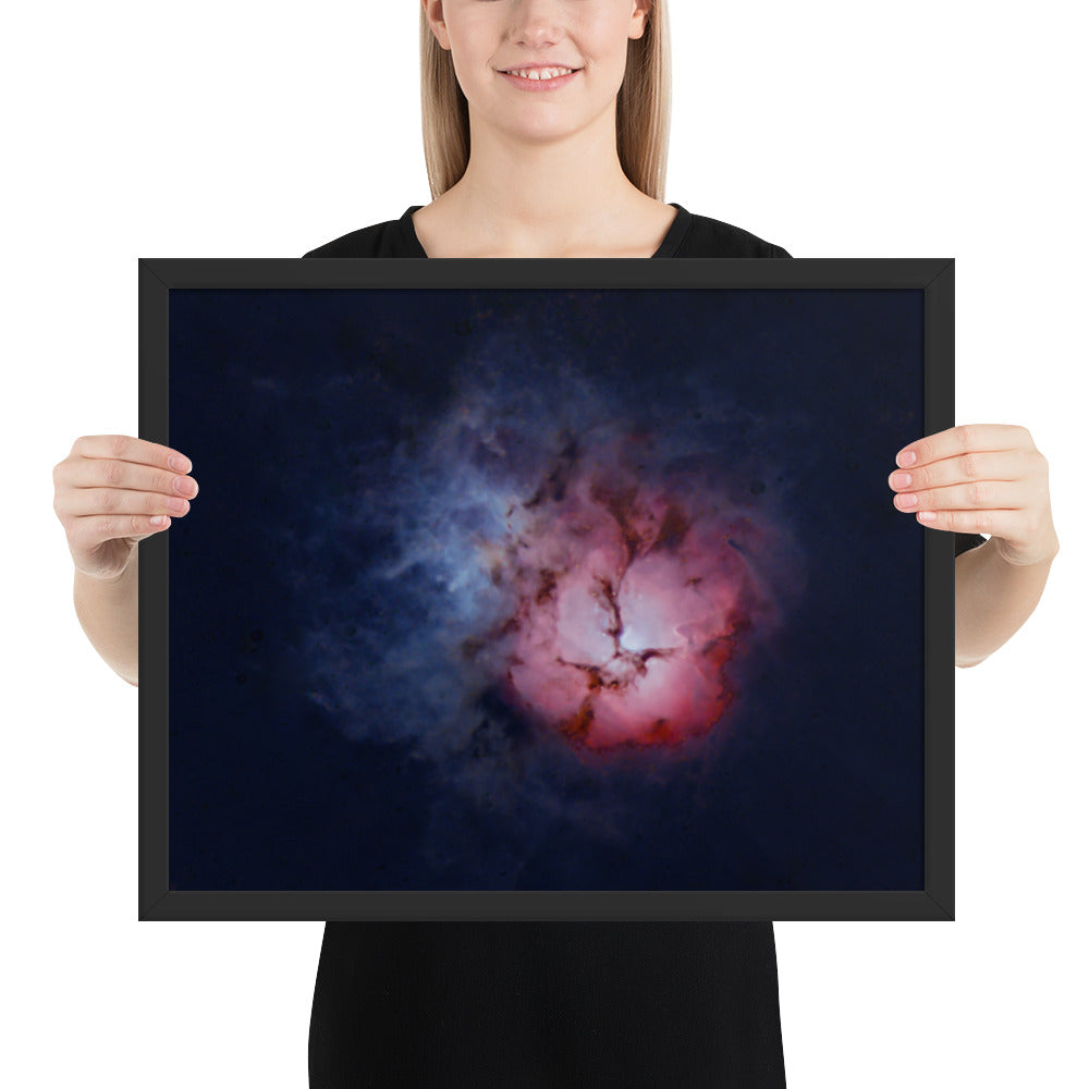 Framed photo paper poster:  Trifid Nebula