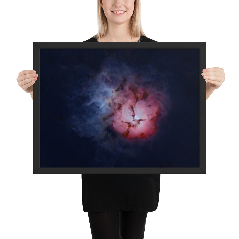 Framed photo paper poster:  Trifid Nebula