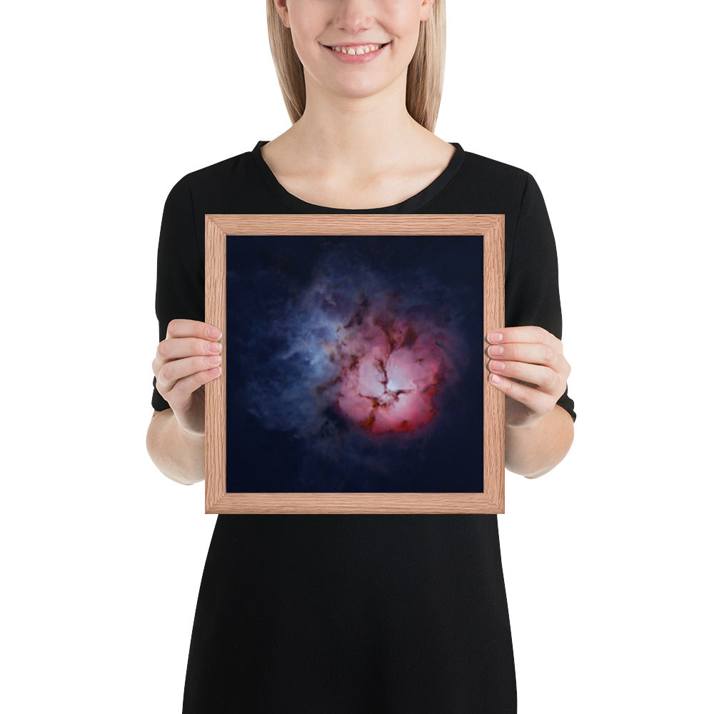 Framed photo paper poster:  Trifid Nebula