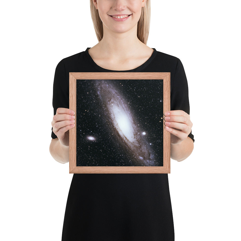 Framed photo paper poster: Andromeda Galaxy