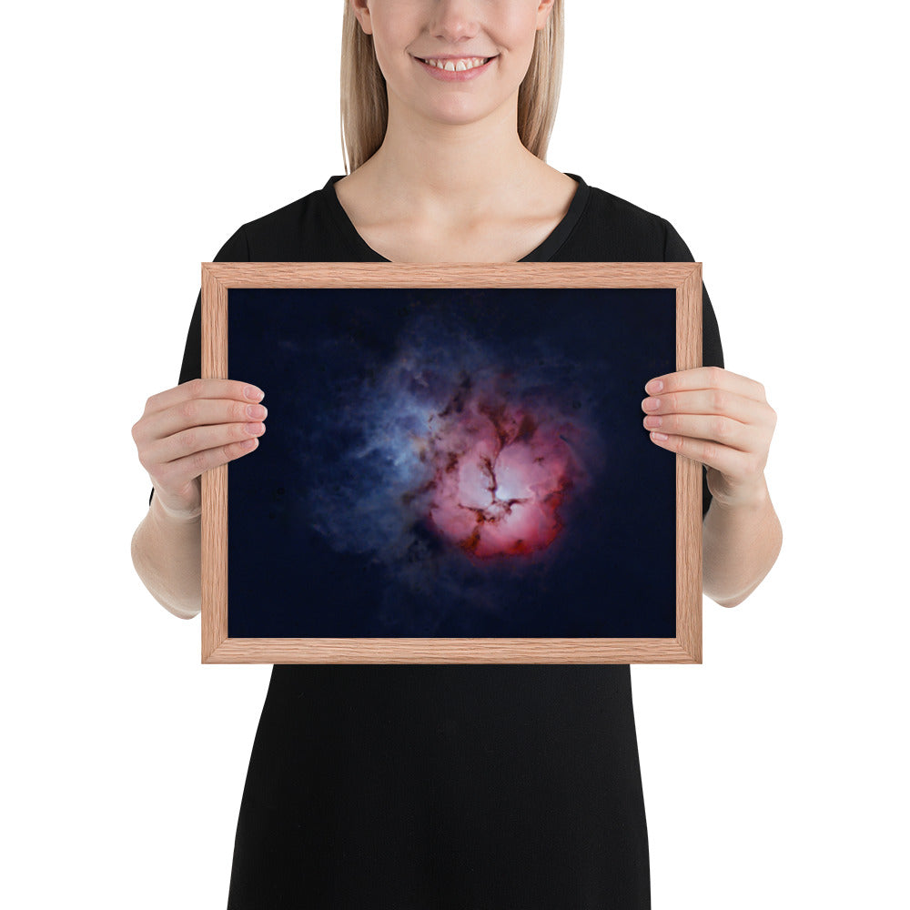 Framed photo paper poster:  Trifid Nebula